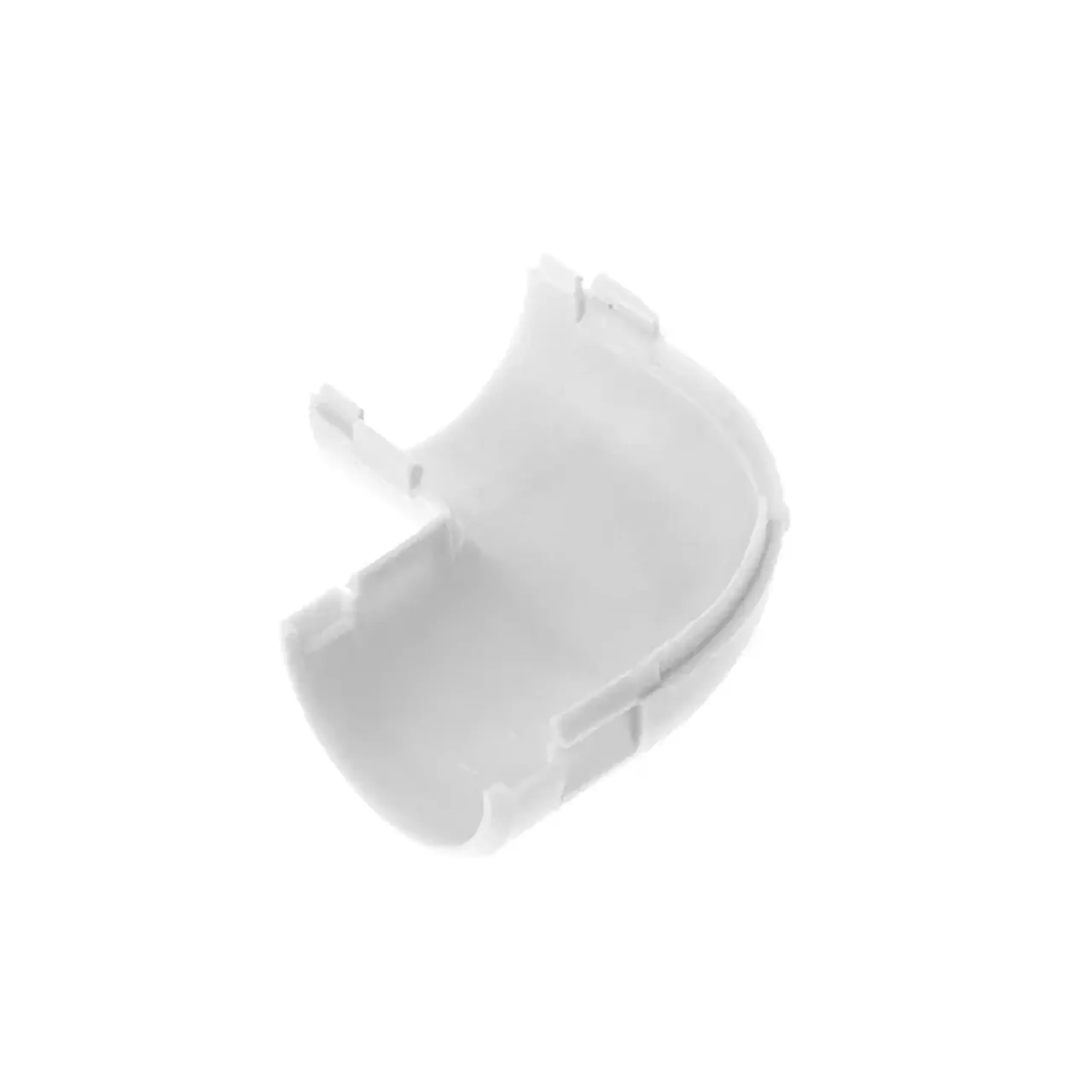 Cot rotund 90° pentru țevi 16 mm PVC - Alb 16 mm (L x W x H x Ø)