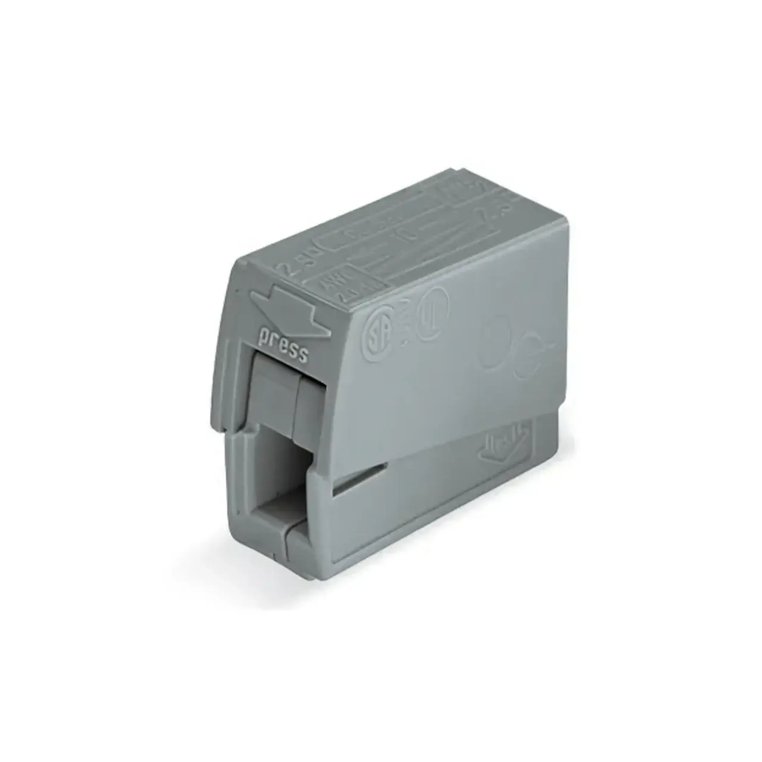 Conector pentru iluminare 24 A 8 x 15.5 x 20.4 mm 2.5 mm² Wago