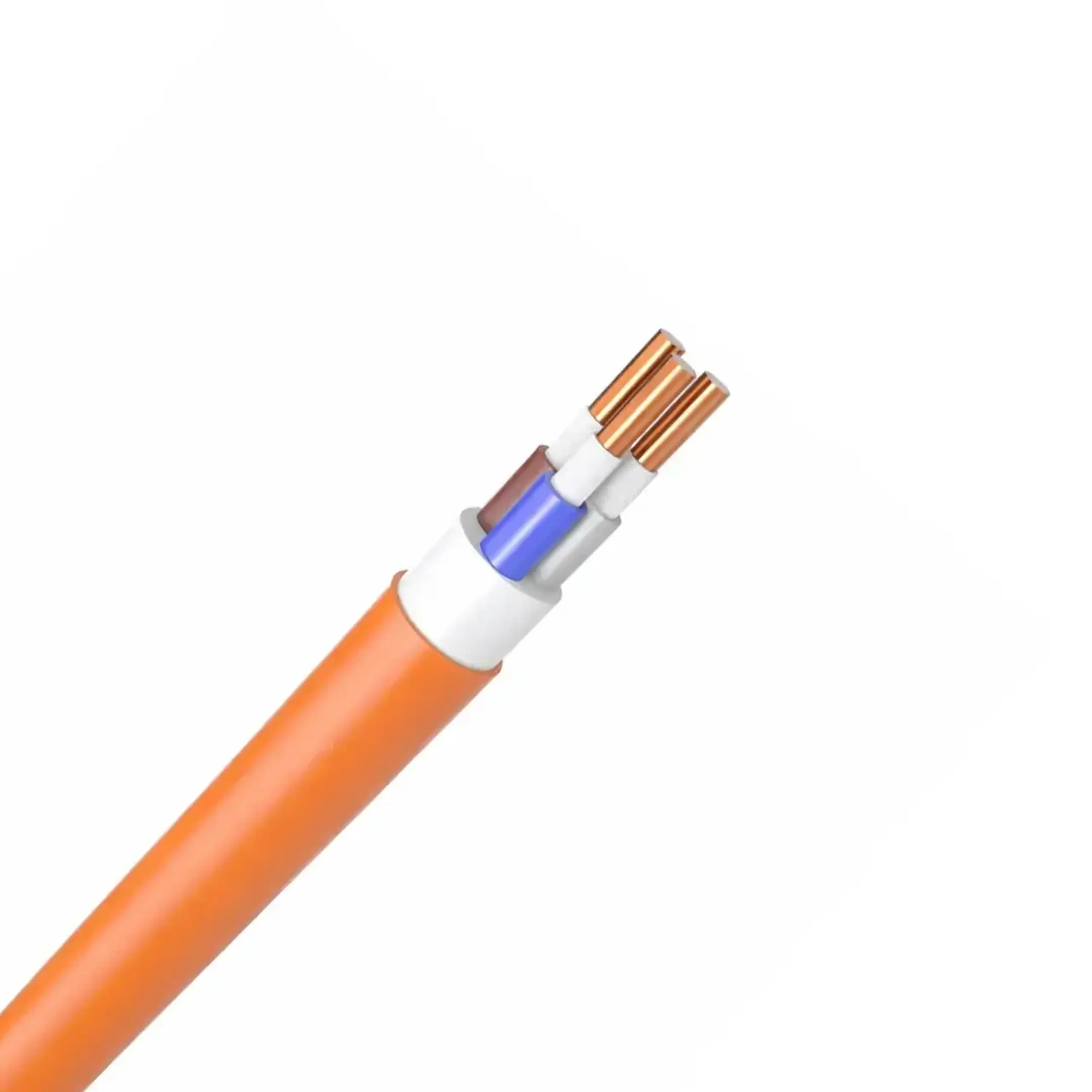 Cablu rezistent la foc (N)HXH-O 3 * 4 mm² Portocaliu Cupru ITK - 3 * 4 mm²