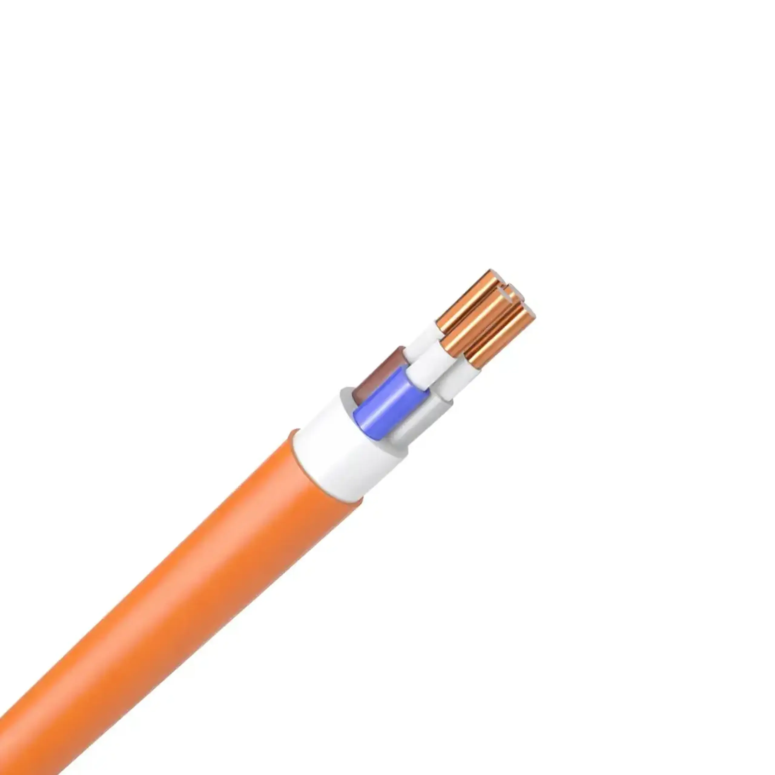 Cablu rezistent la foc (N)HXH-O 3 * 4 mm² Portocaliu Cupru ITK - 4 * 10 mm²