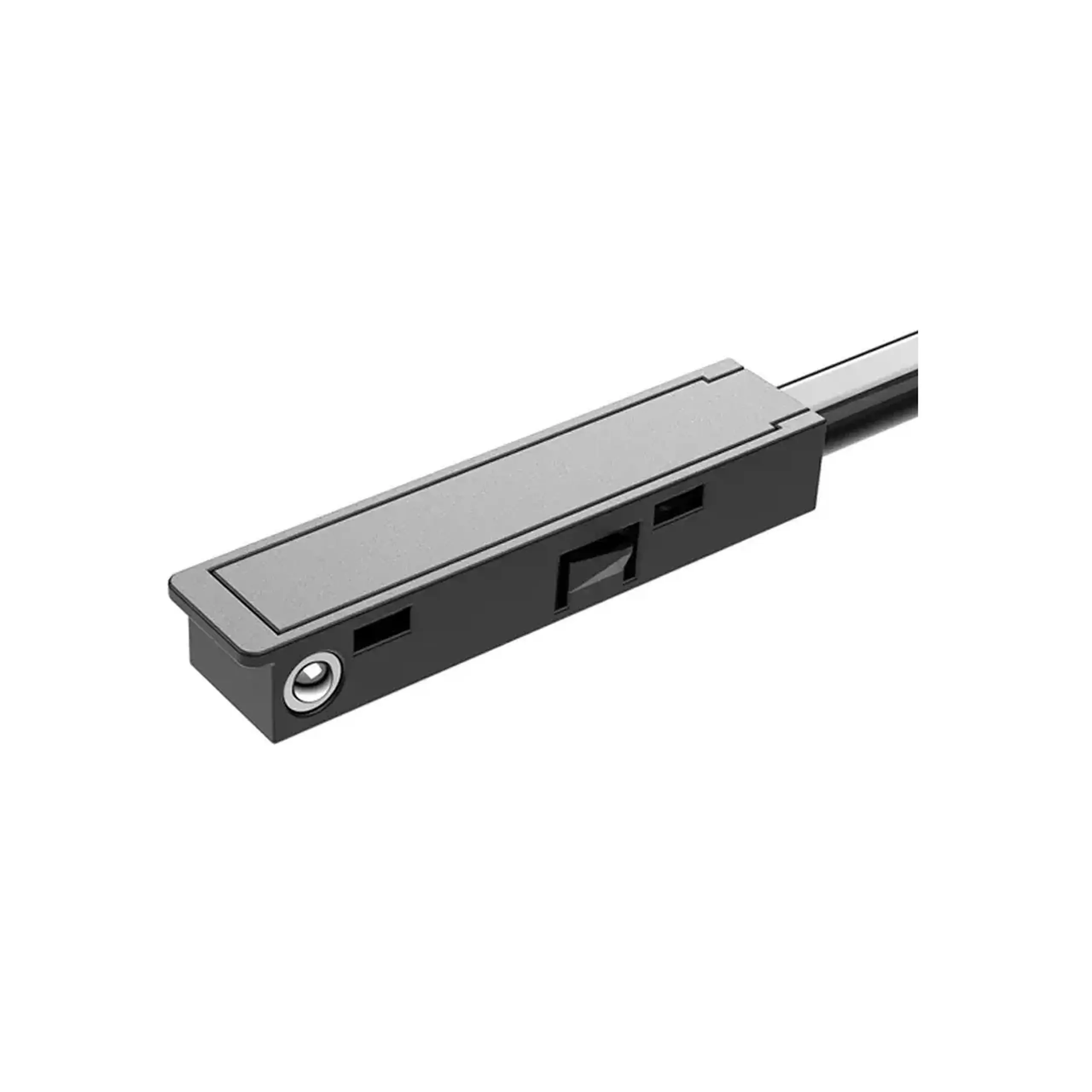 Conector de alimentare șină magnetică 24 V DC Negru Elmos