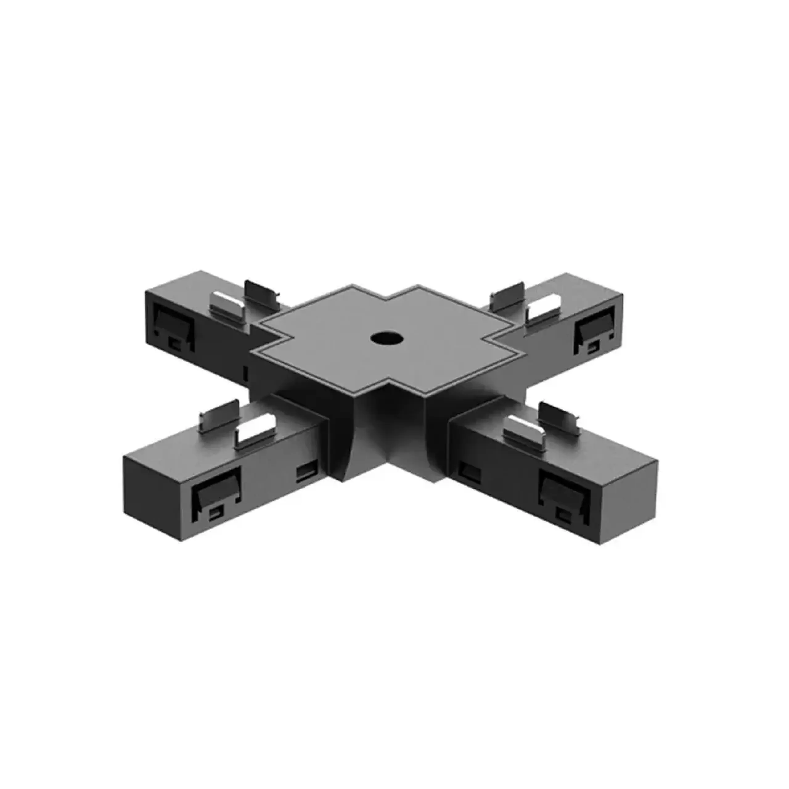 Conector șină magnetică 24 V DC Negru Elmos