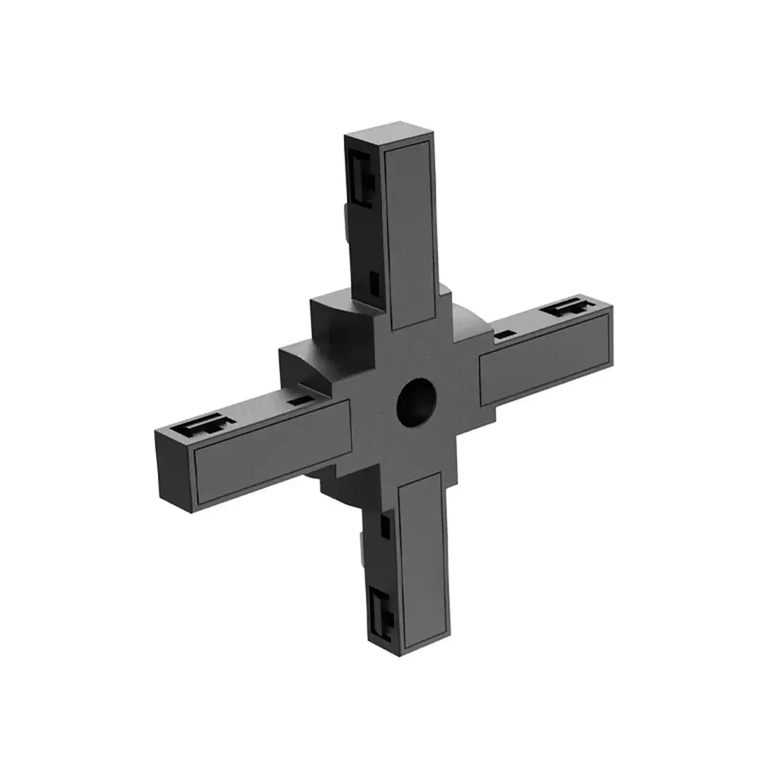 Conector șină magnetică 24 V DC Negru Elmos