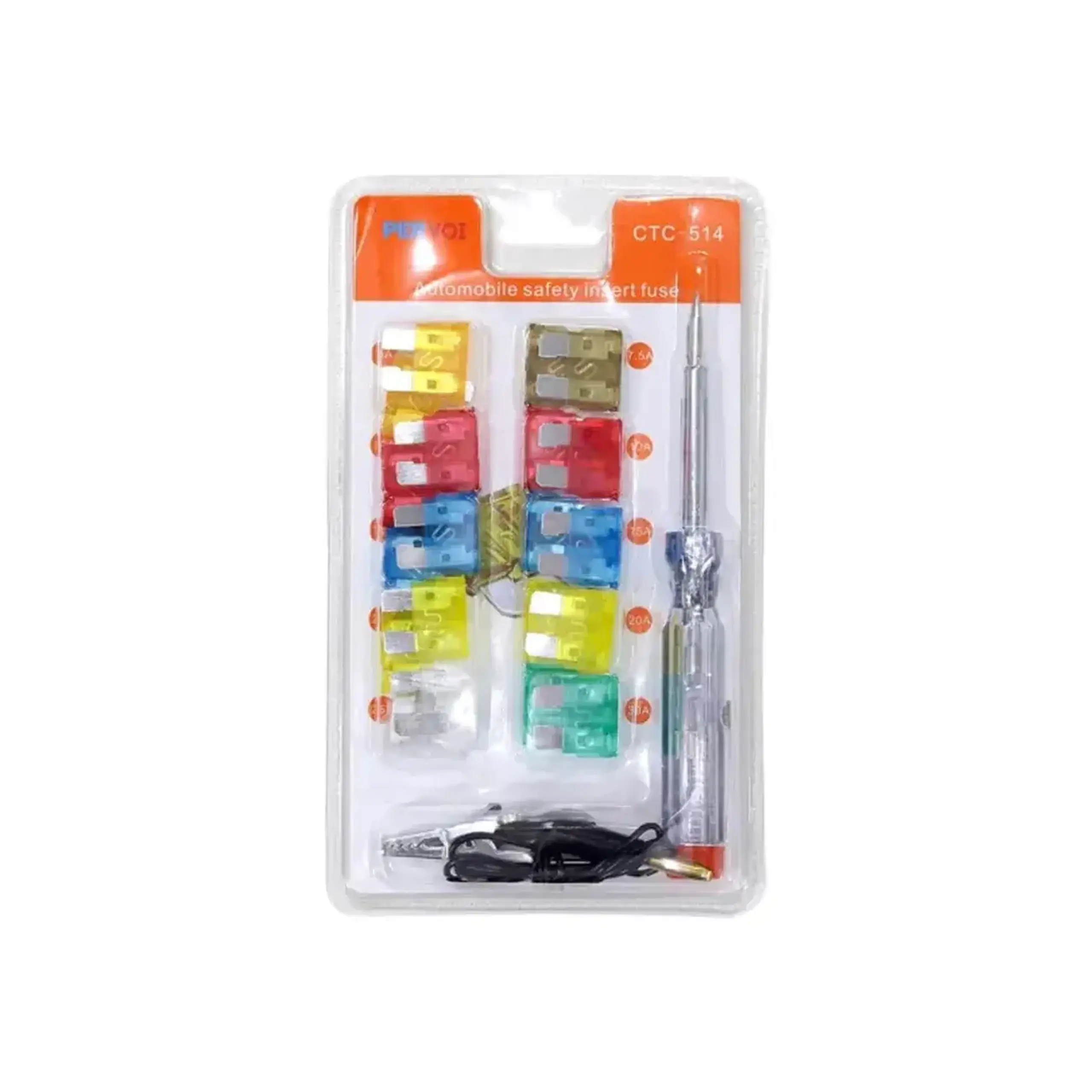 Indicator + set siguranțe 22 buc. 5 - 30 A