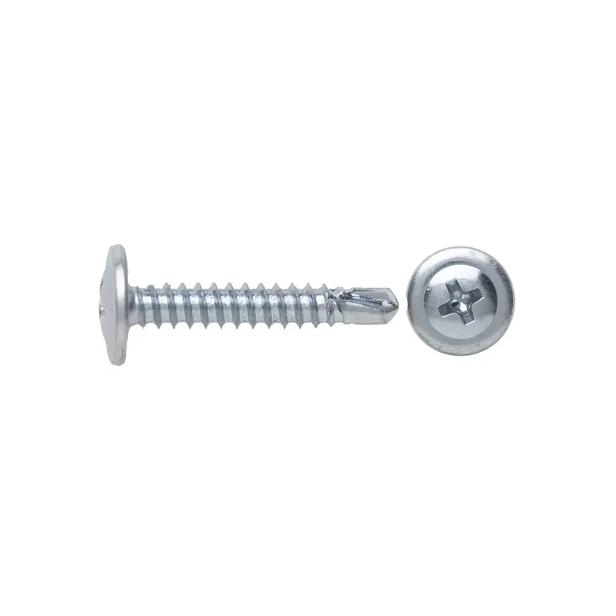Șurub autoforant cu cap plat-șaibă 4.2 * 41 mm 20 buc. Crisor - 30 buc. 32 mm