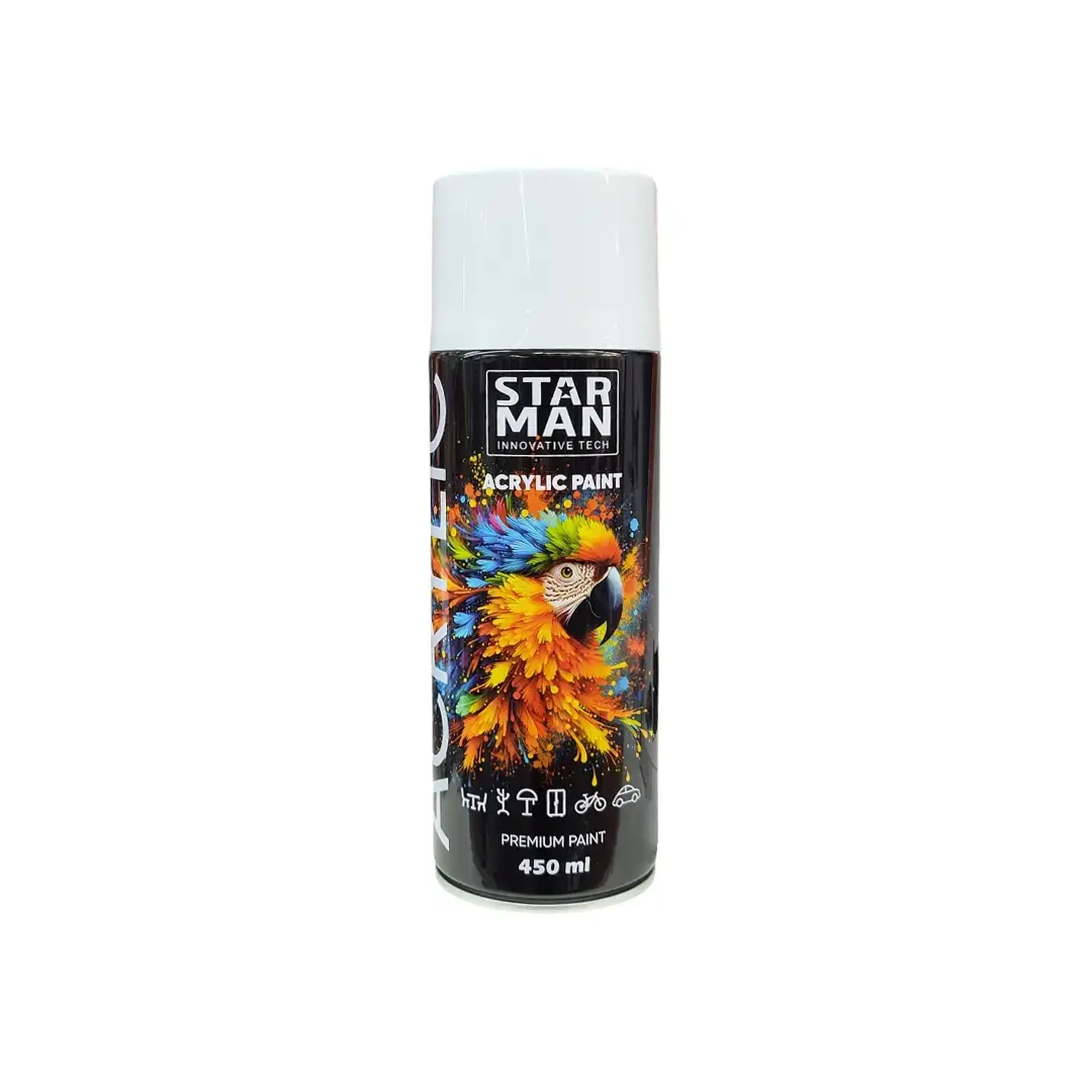 Vopsea spray acrilică Gri închis 450 ml Star Man