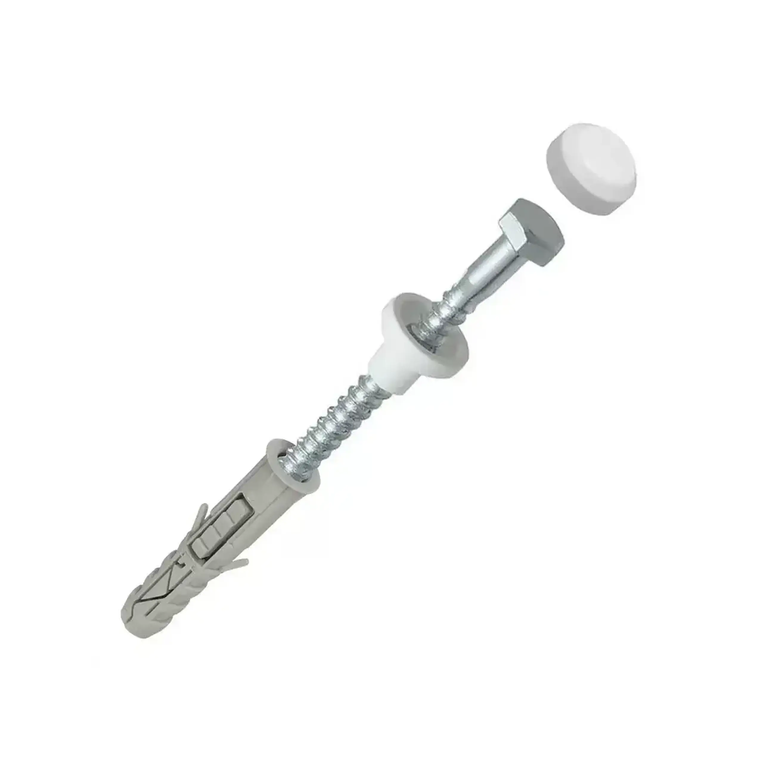 Set elemente de fixare pentru vasul de toaletă 10 * 80 mm 2 buc. Wkret-met