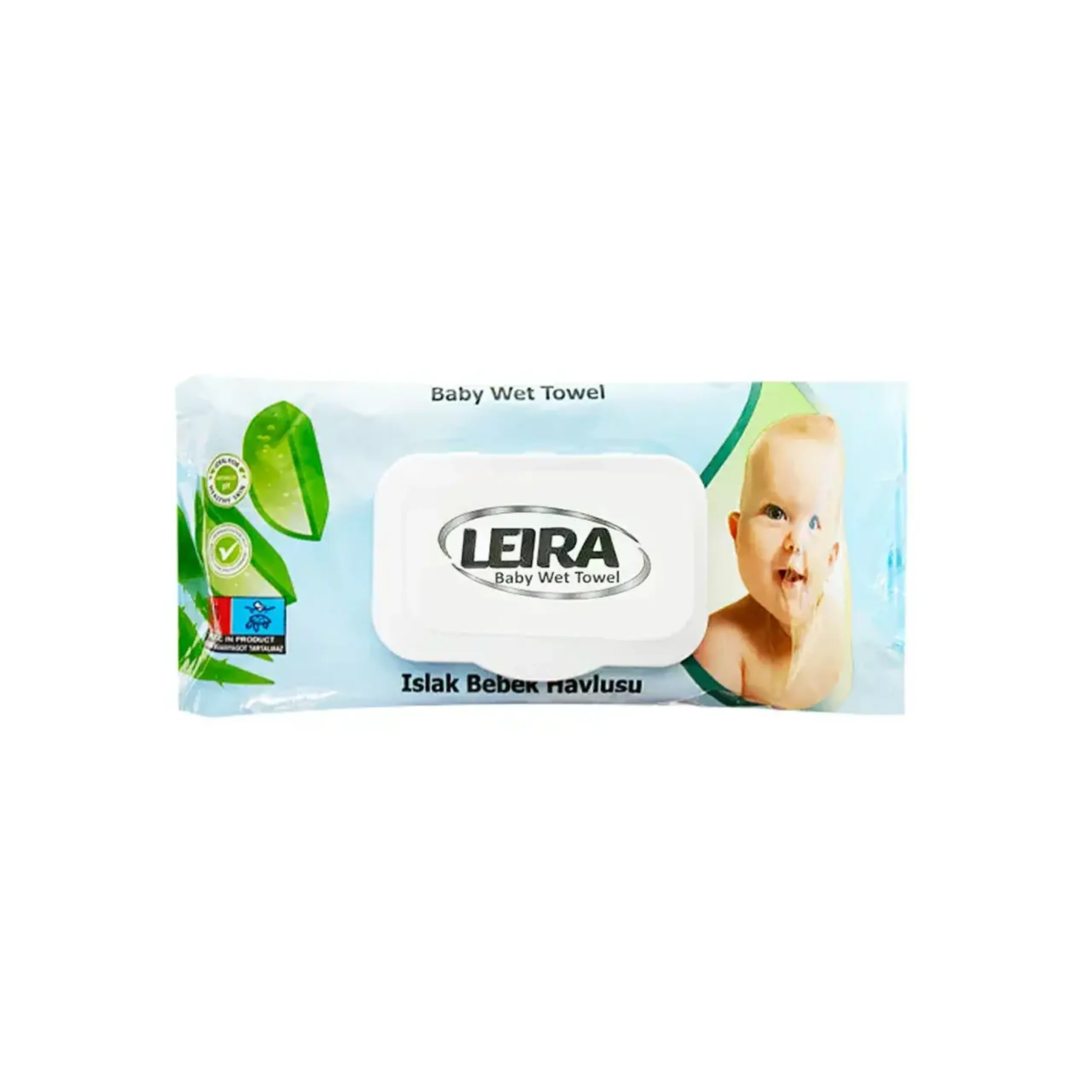 Șervețele umede Aloe Vera 120 buc. Leira Baby