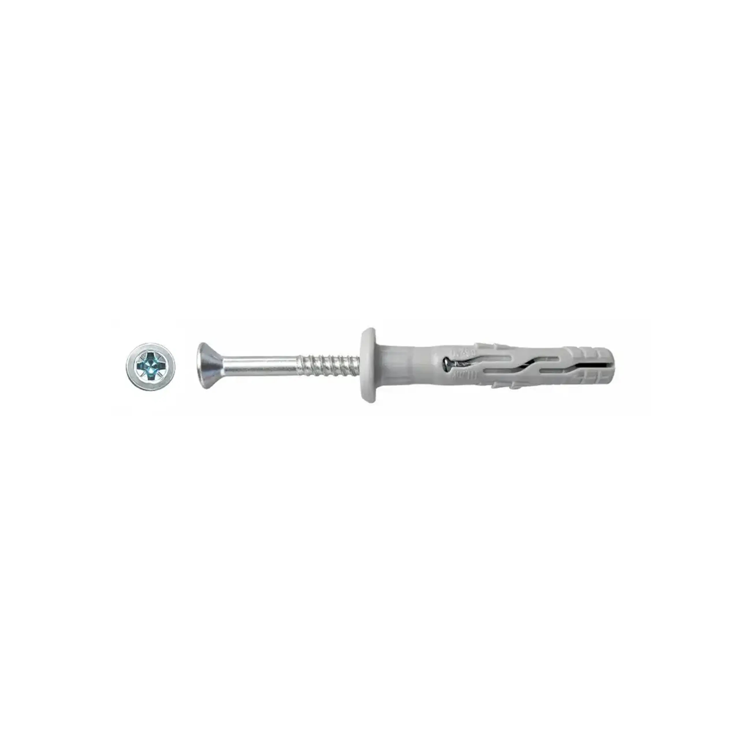 Diblu cui cu guler 6 * 80 mm 8 buc. Crisor - 200 buc. 60 mm