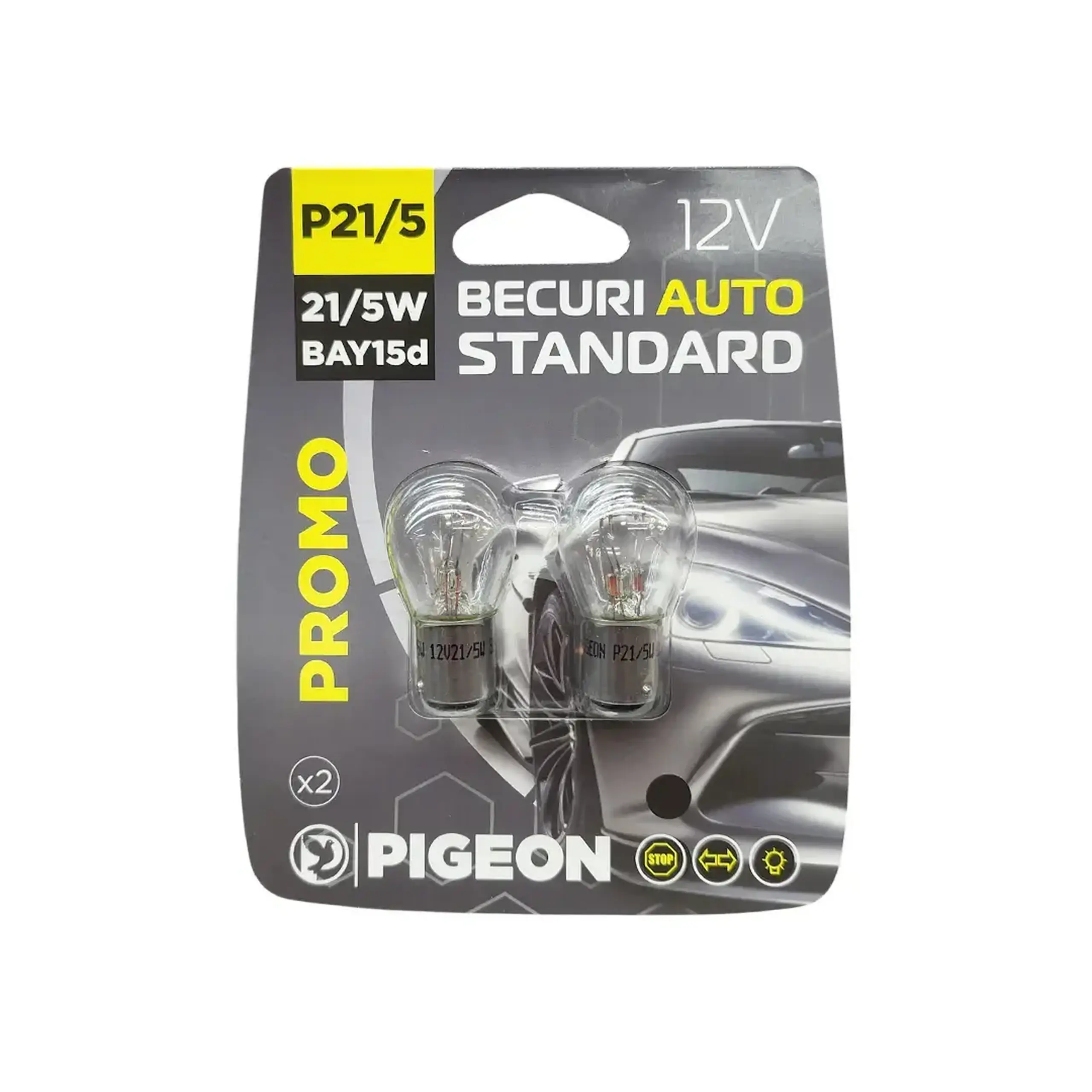 Bec auto P21/5W 21/5 W BAY15d 12 V Pigeon