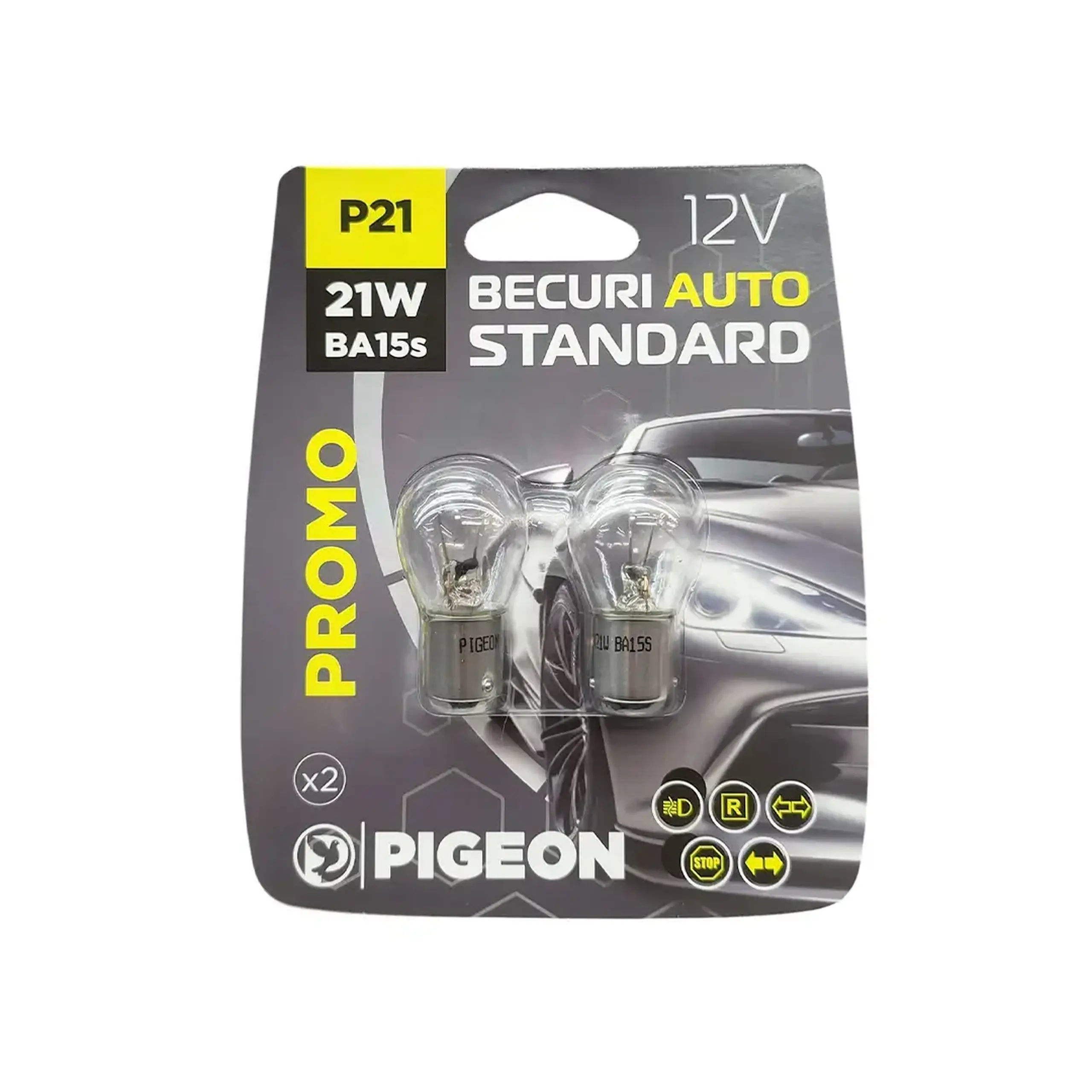 Bec auto P21W 21 W BA15s 12 V Pigeon