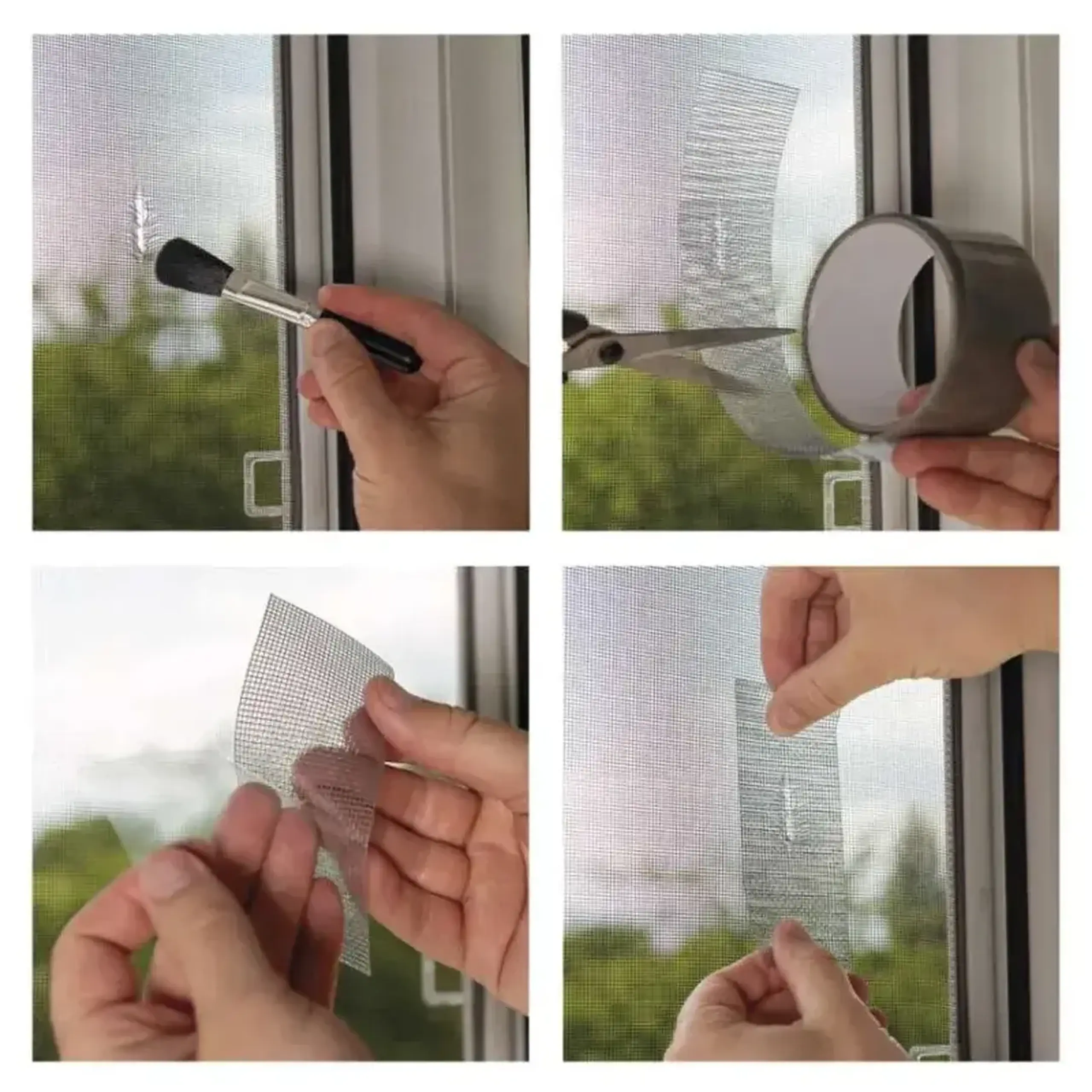 Bandă pentru repararea plasei de insecte 50 mm x 2 m Transparent EMOS