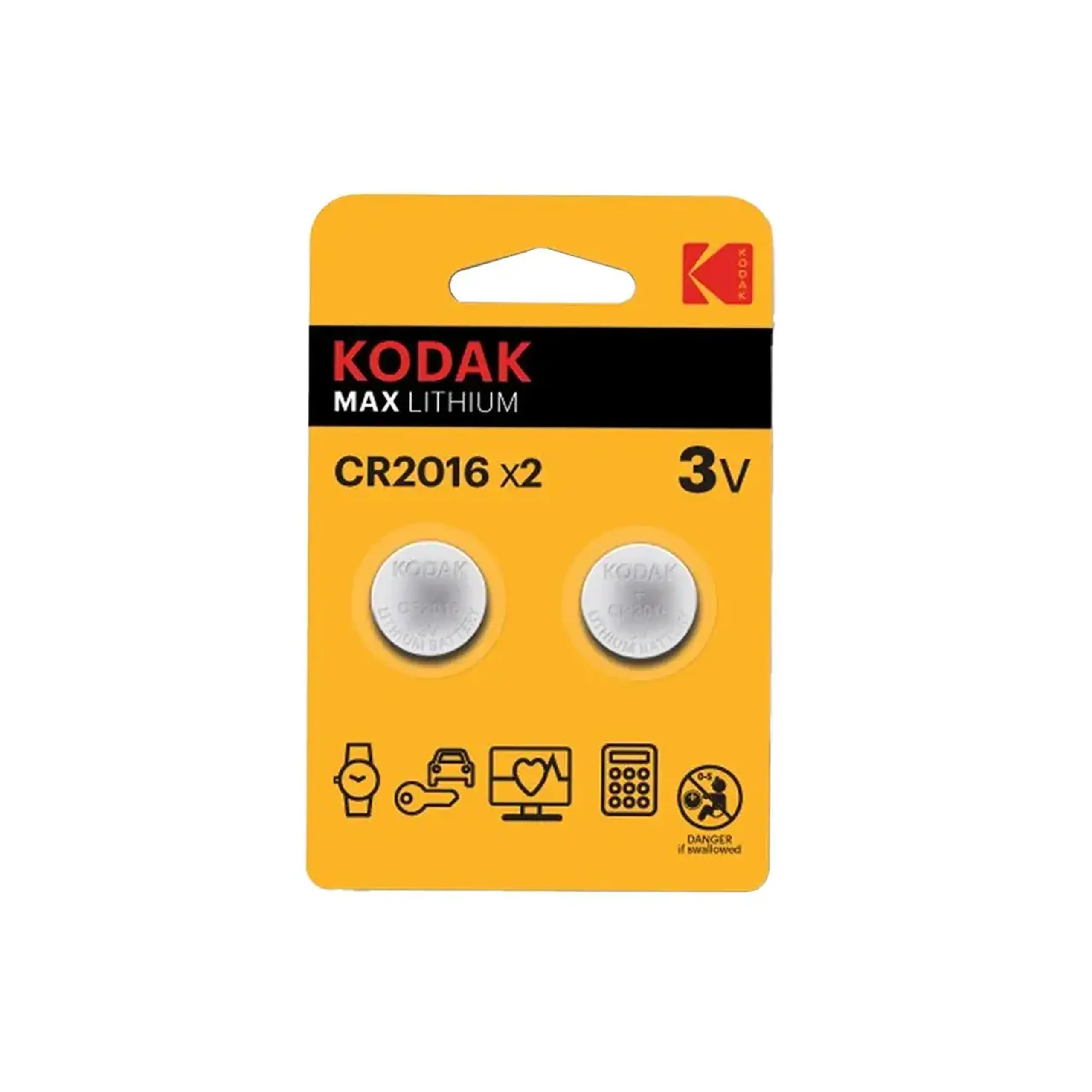 Pile electrice CR2016 3 V 2 buc. Kodak