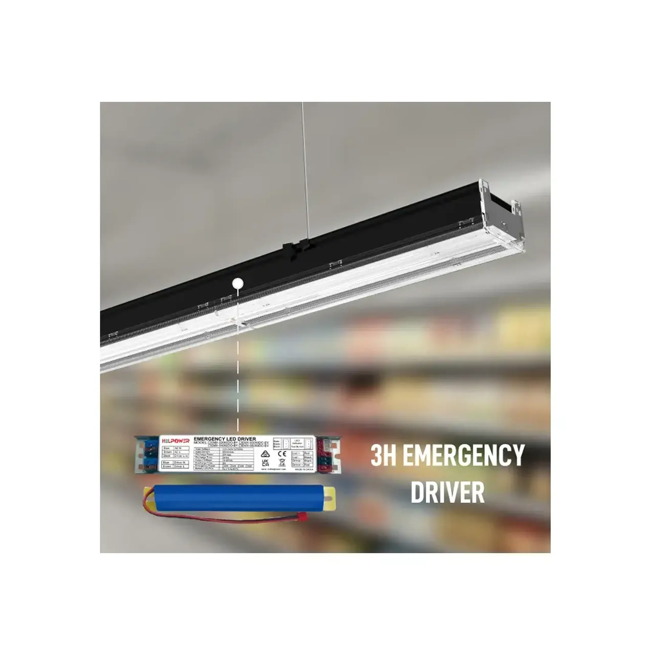 Corp de iluminat LED 60/52/44/36 W SMD 3CCT 9600 lm 220 - 240 V IP20 Elmos
