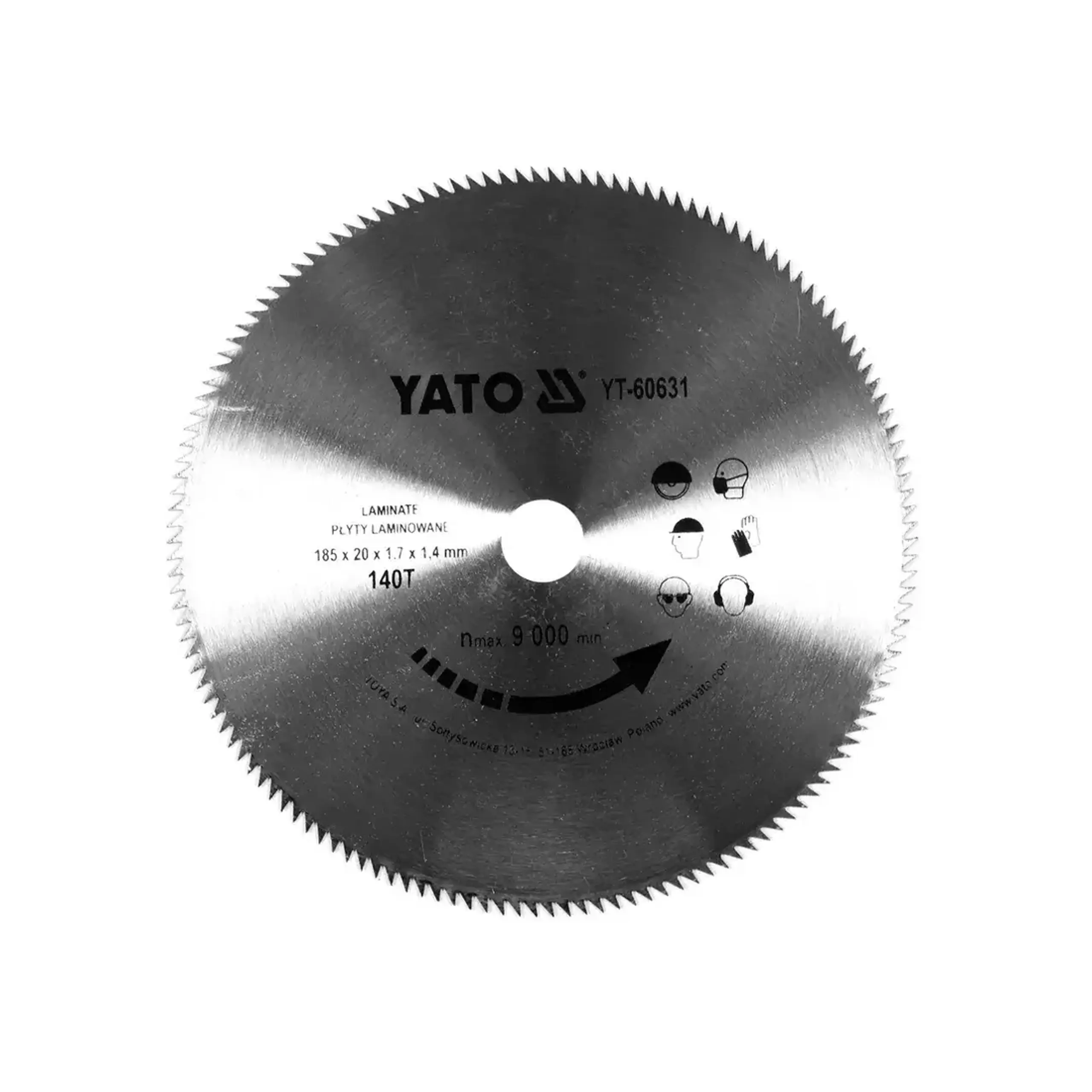 Disc de tăiat laminat 185 * 20 mm Yato