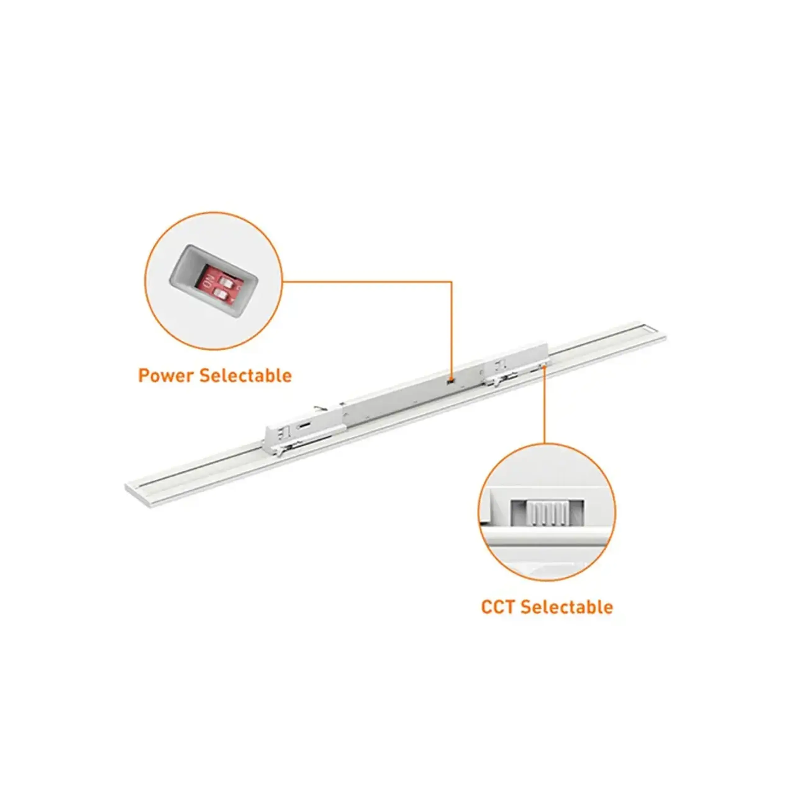 Proiector tracklight LED PALLAS TWIN 12/16/20/24 W LED 3CCT IP20 220 - 240 V Elmos