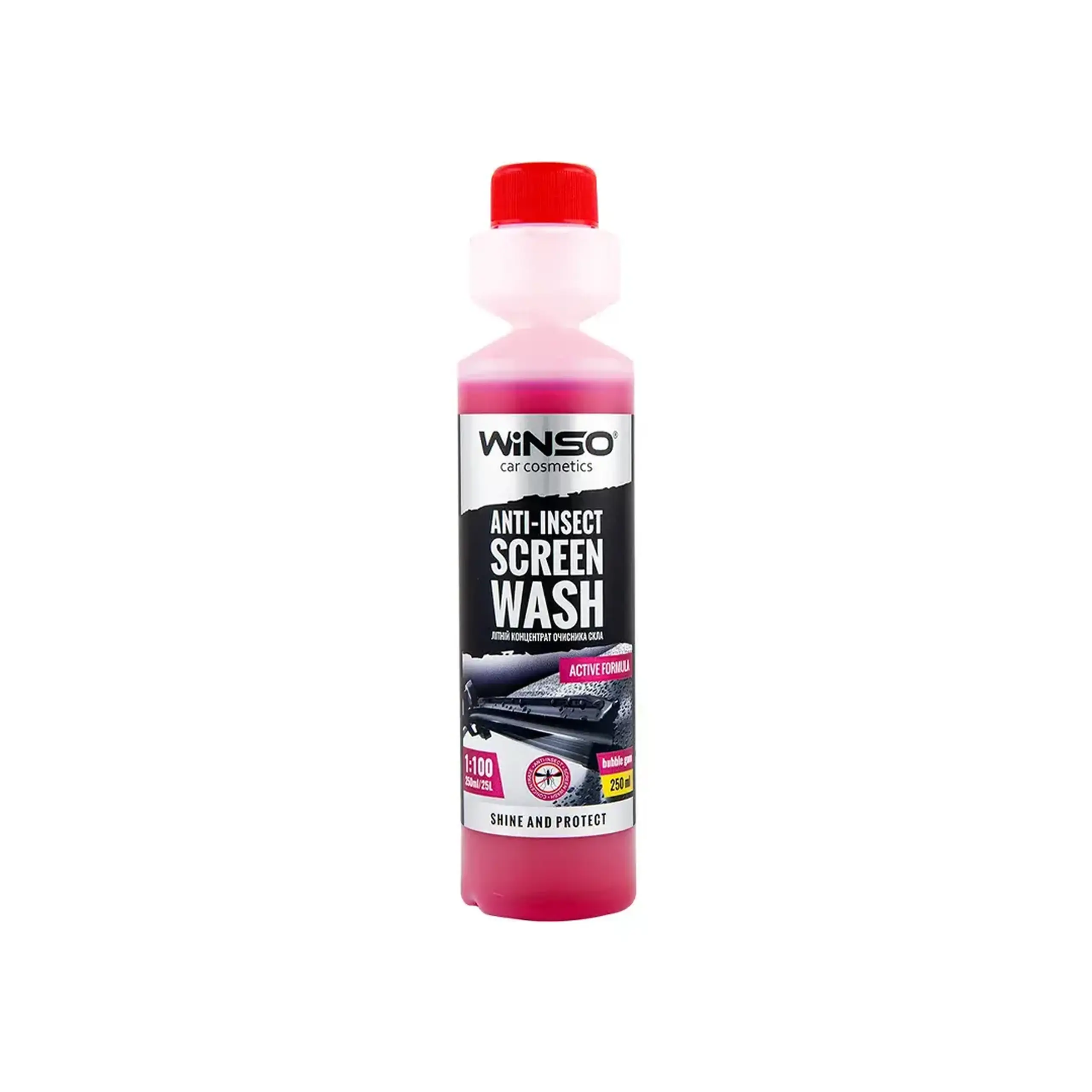 Lichid pentru parbriz de vară Anti-Insect BUBBLE GUM 250 ml WINSO