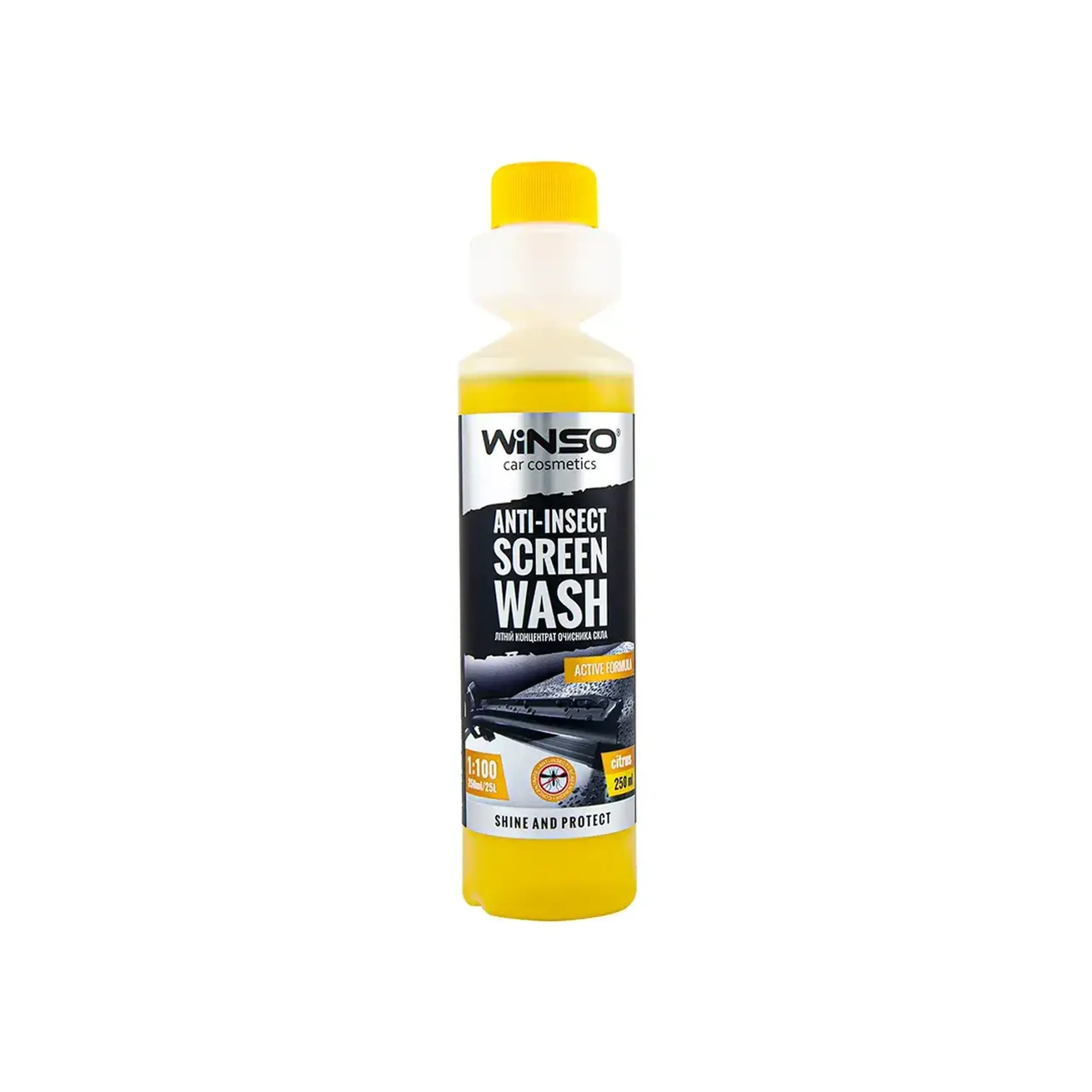 Lichid pentru parbriz de vară Anti-Insect CITRUS 250 ml WINSO