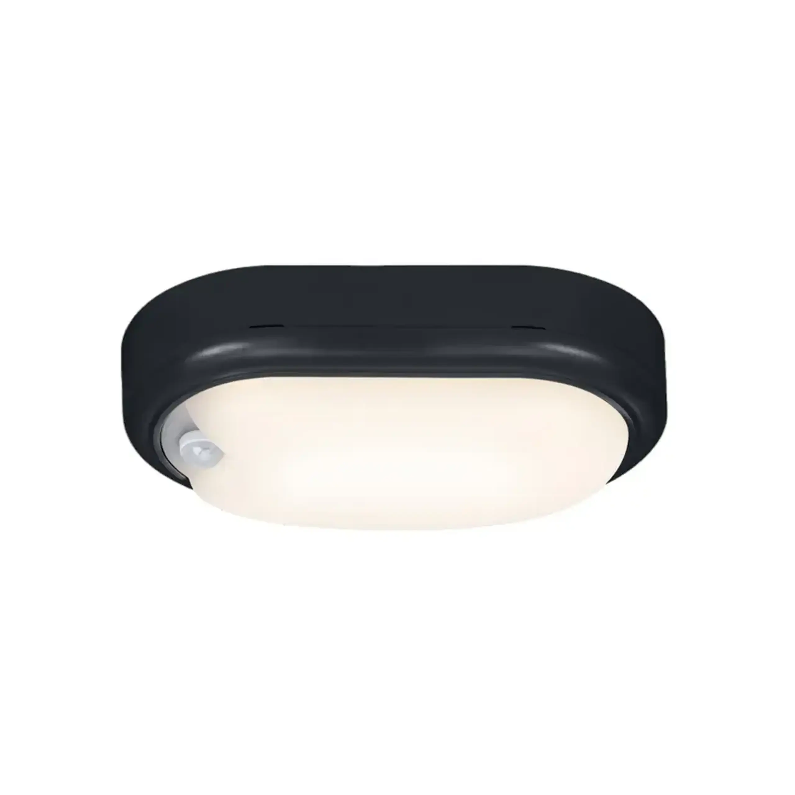 Plafonieră LED MOTUS 15 W LED 3CCT 220 - 240 V IP54 OSRAM - Negru Oval