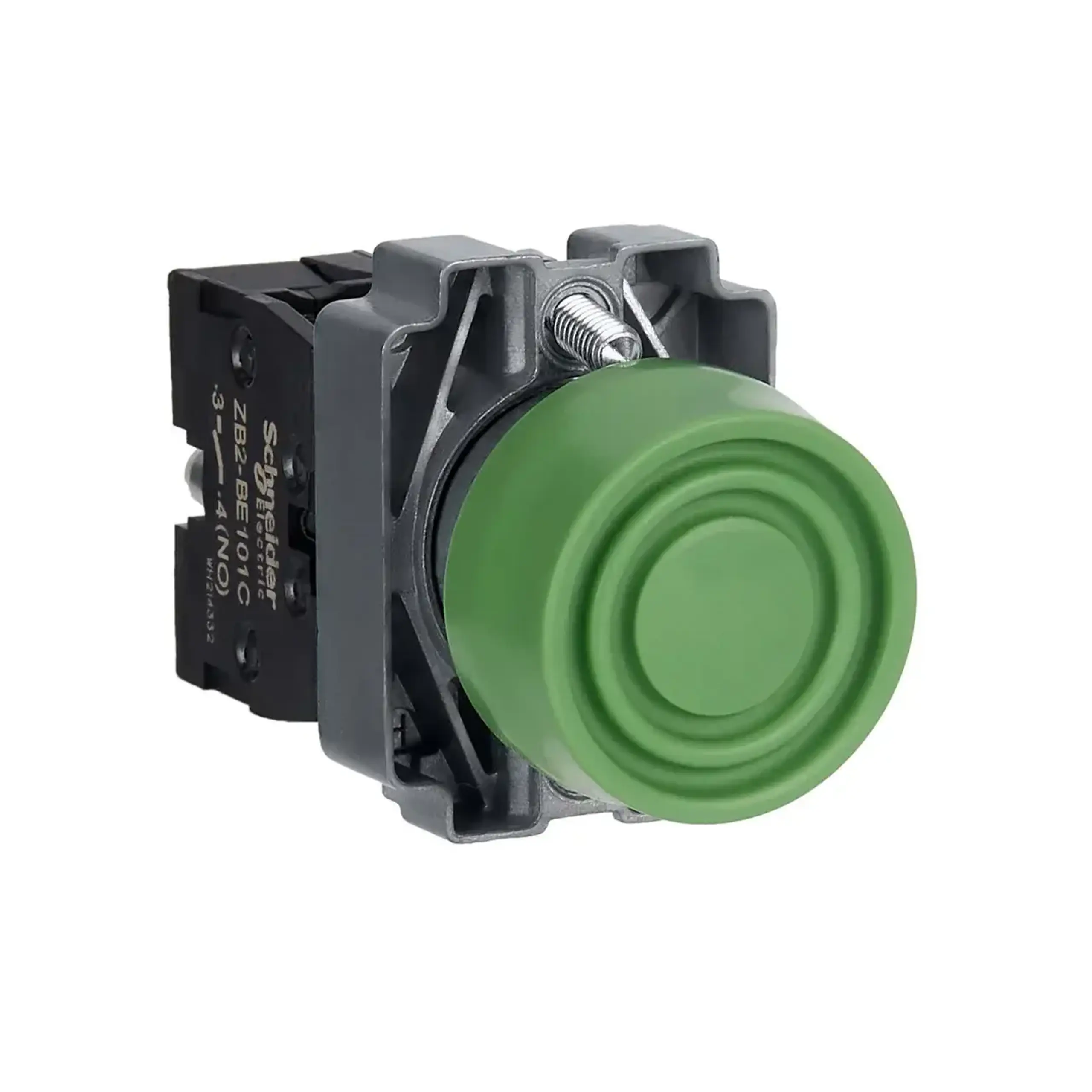Buton cu revenire 220 - 240 V 3 A IP66 Verde Schneider-Electric