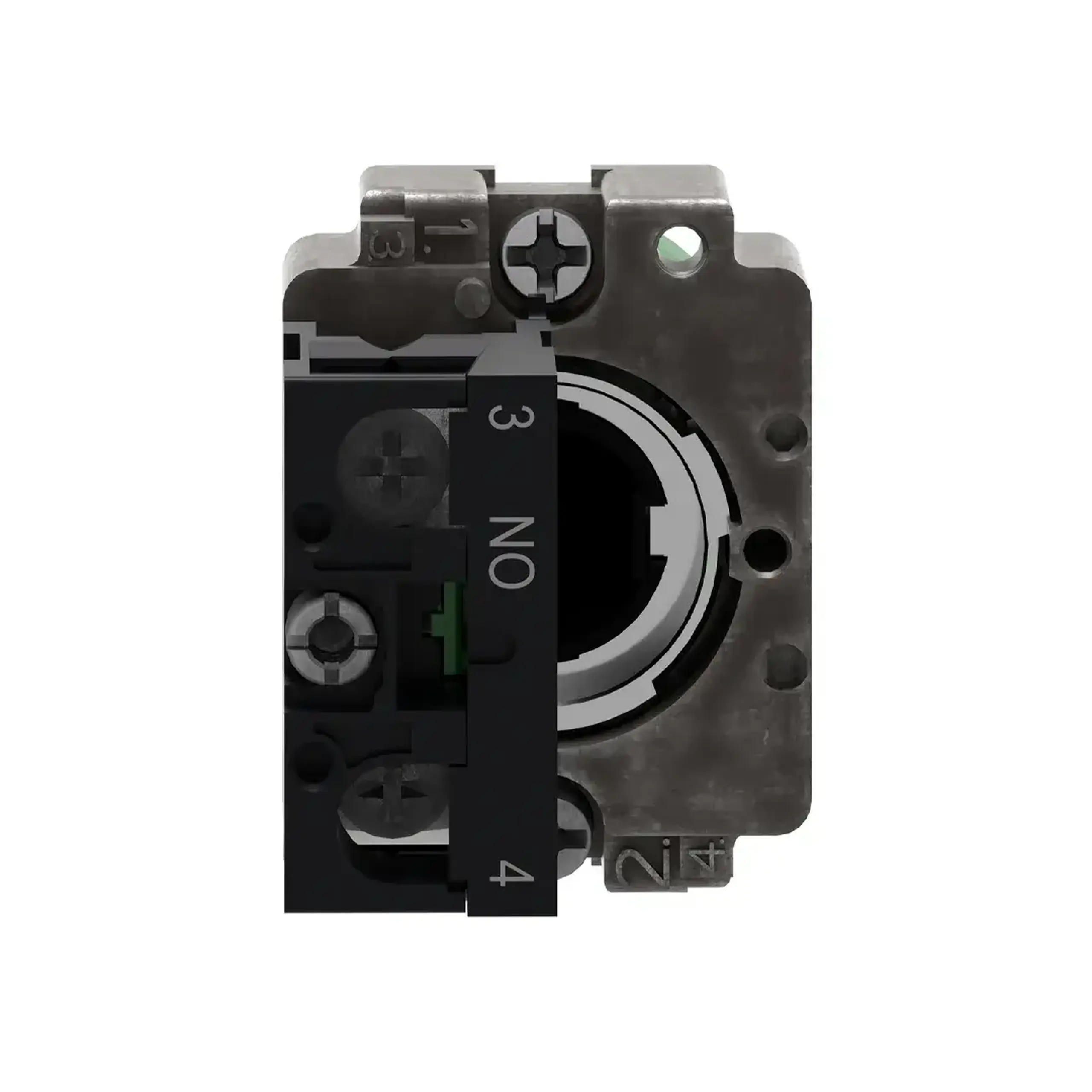 Buton cu revenire 220 - 240 V 3 A IP66 Verde Schneider-Electric