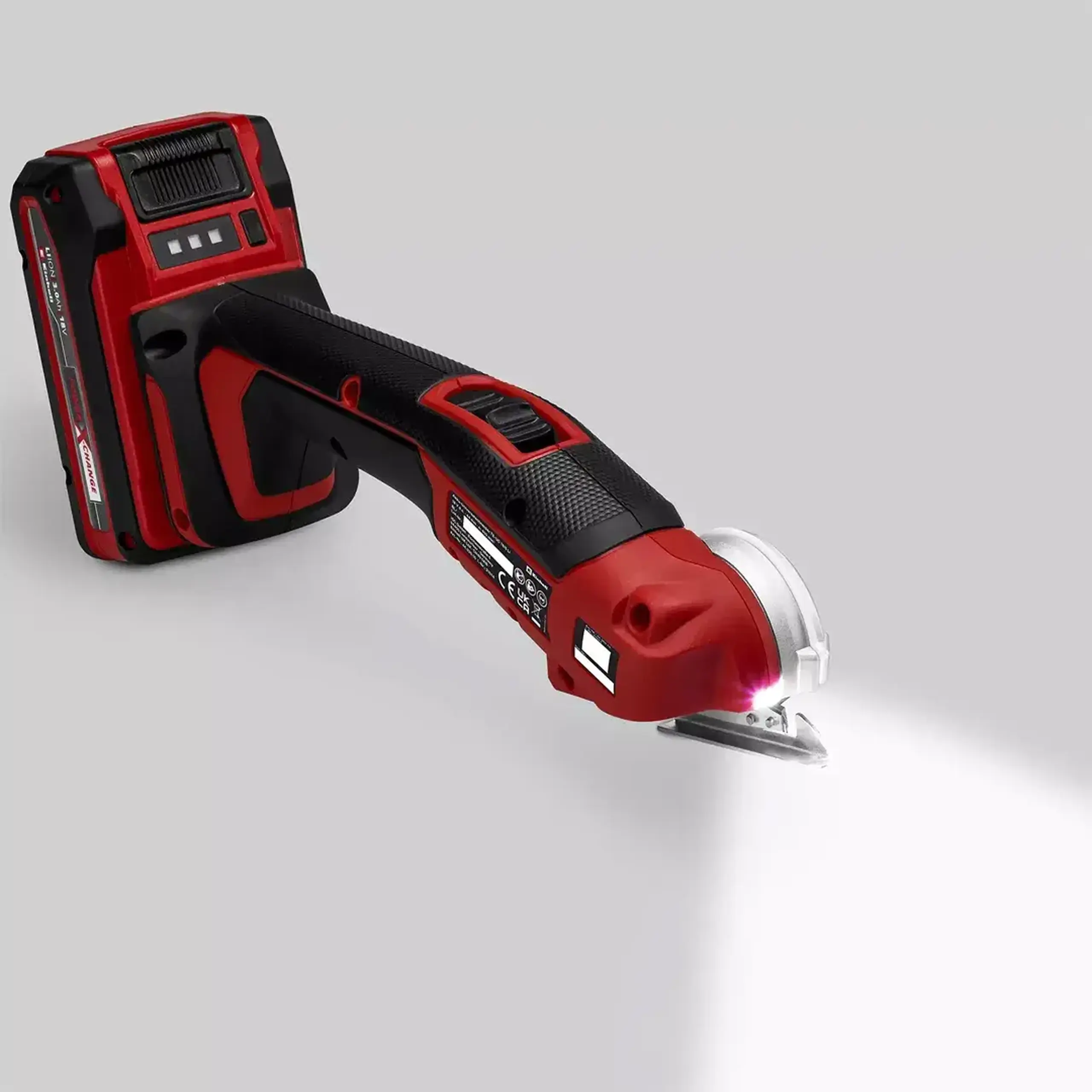 Foarfecă de tăiat PVC, covor, piele 6 mm TE-UC 18/6 Li PXC Einhell
