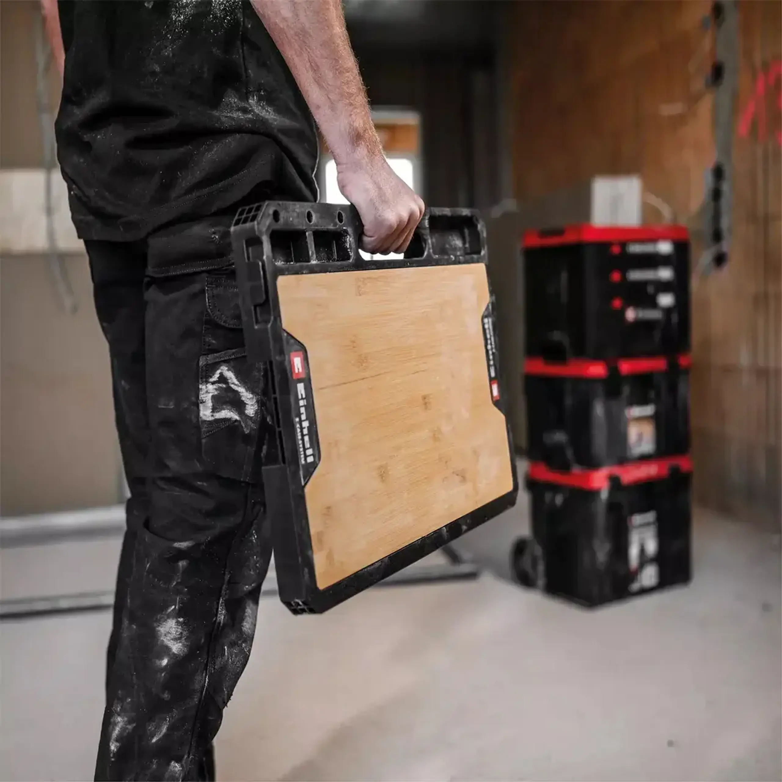 Suprafața de lucru 84 kg E-CASE Plastic/Lemn Einhell