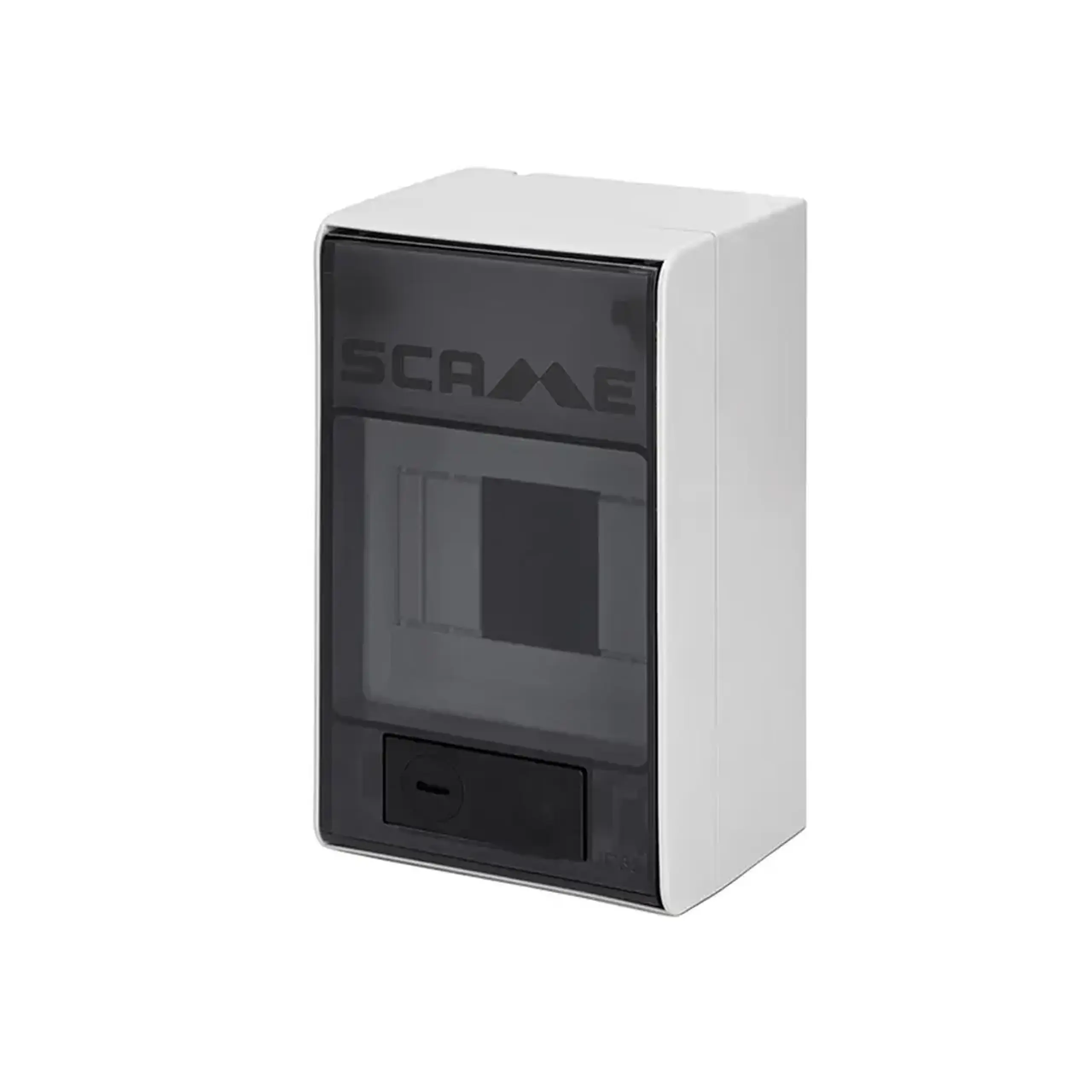 Cutie pentru automate 2 module IKONA IP66 Scame - Dimensiuni (L x W x H x Ø) 107 x 100 x 180 mm