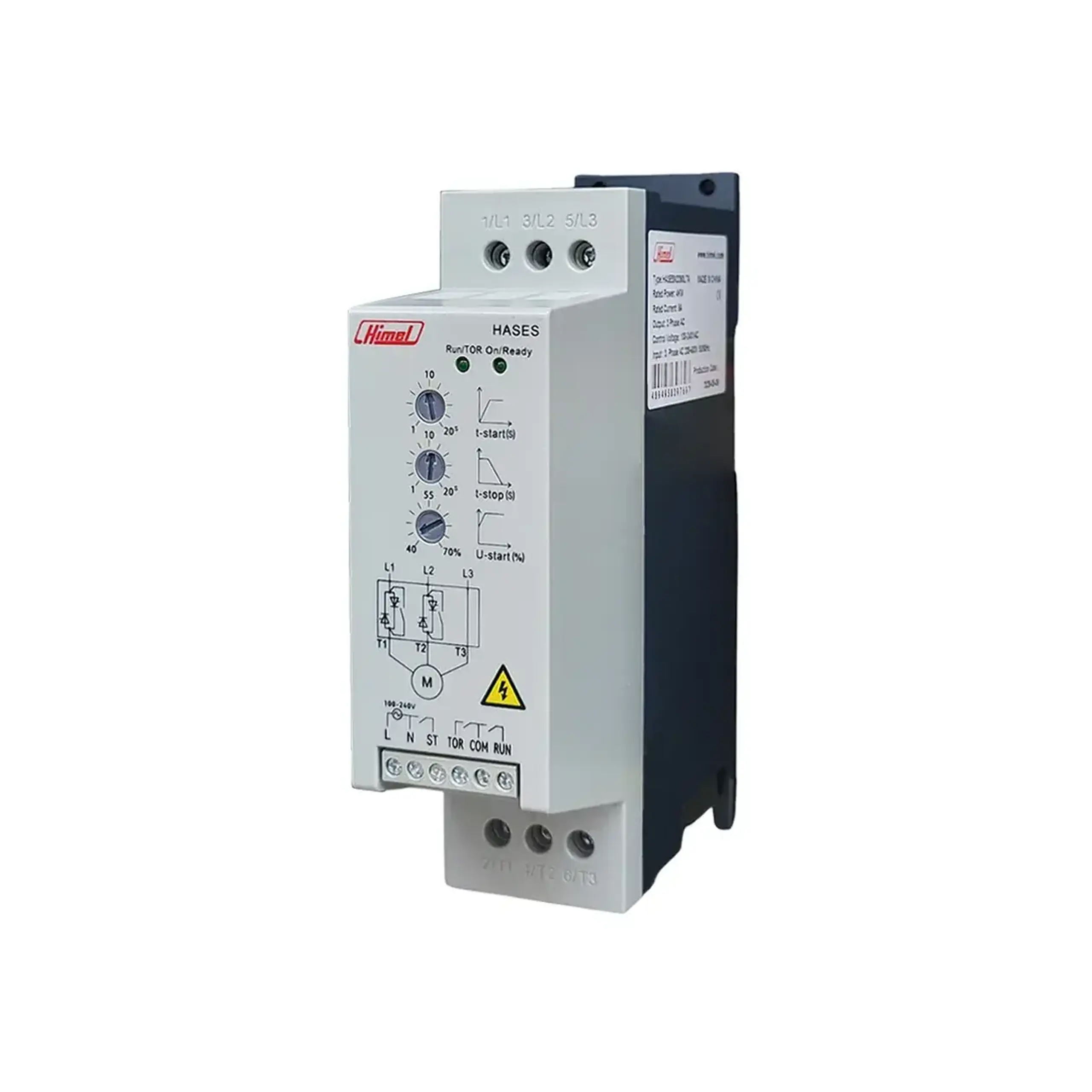 Soft starter 4 kW 208 - 600 V AC 9 A Himel - Curent (A) 9 A