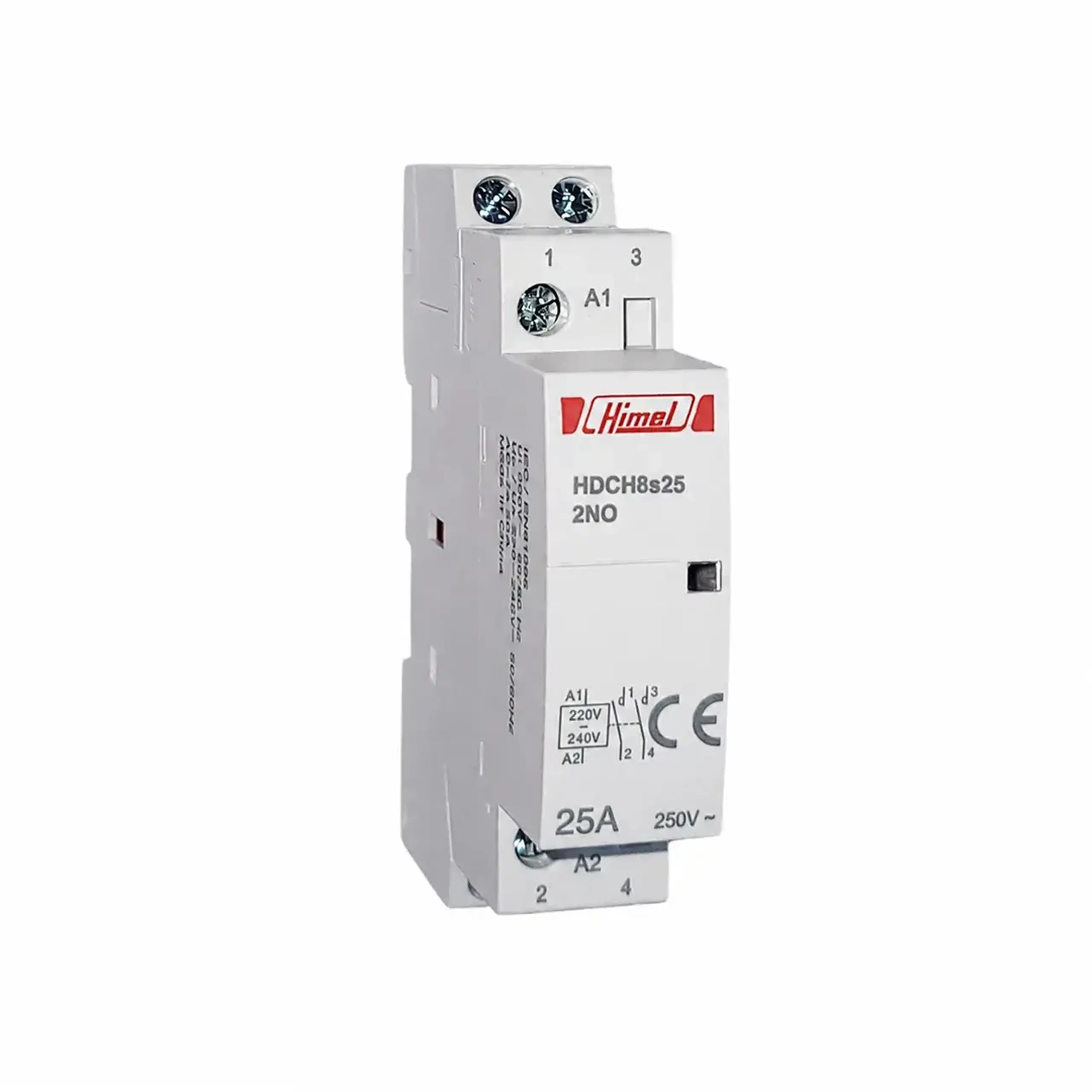Contactor modular HDCH8S 25 A 50/60 Hz 220 - 240 V AC IP20 Himel