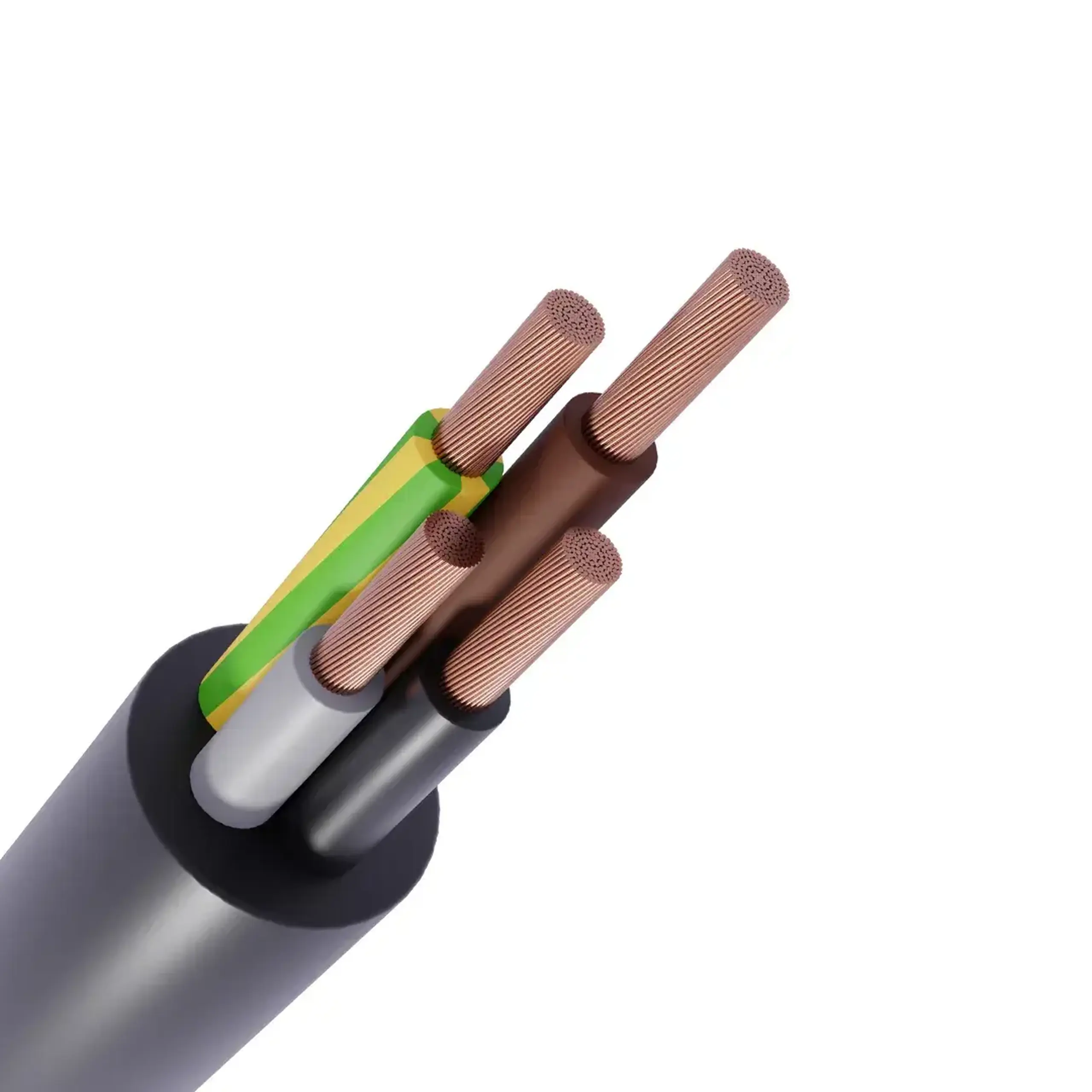 Cablu submersibil flexibil H07RN-F 4 * 25 mm² Negru
