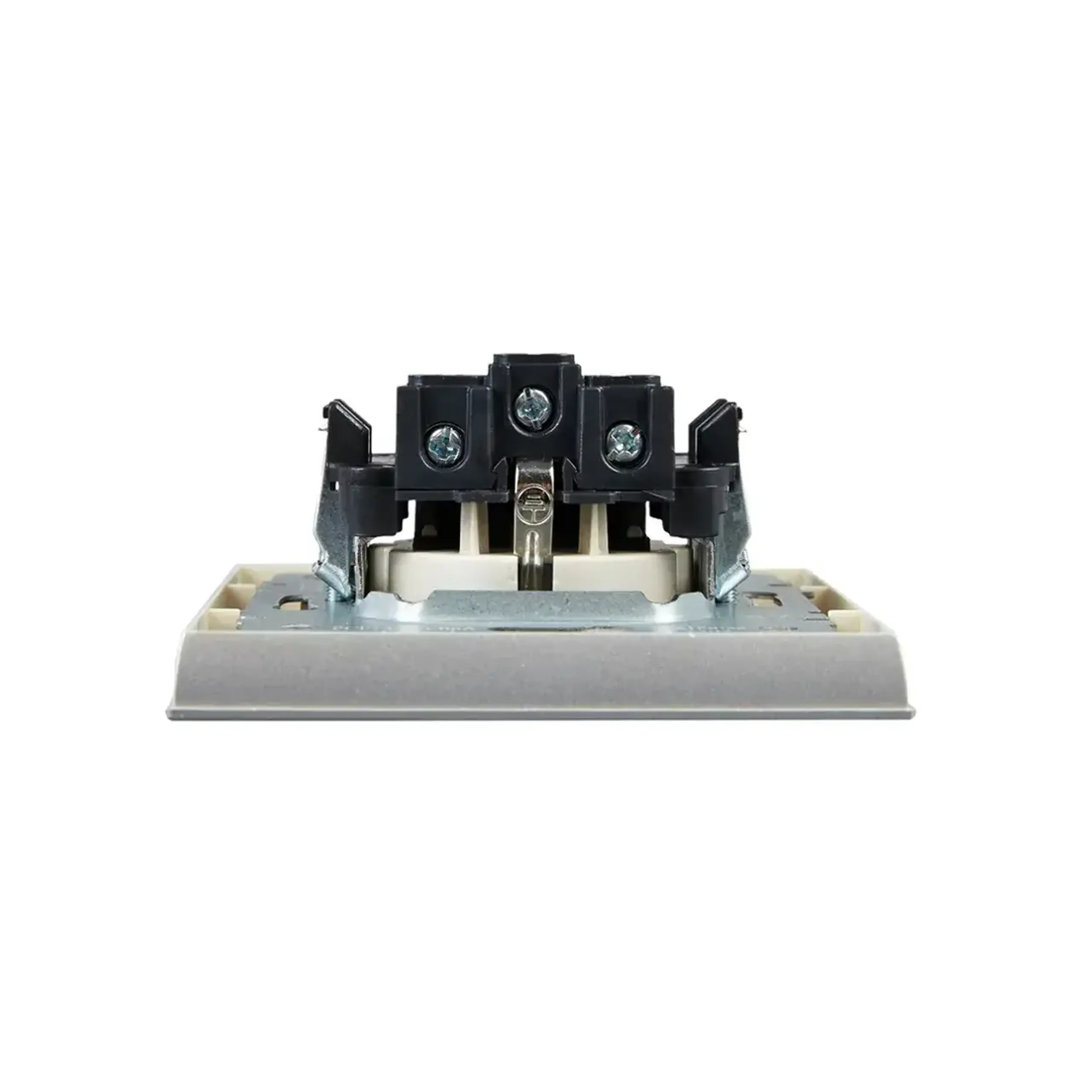 Priză cu împământare și obturator BRITE 16 A 220 - 240 V Aluminiu IEK