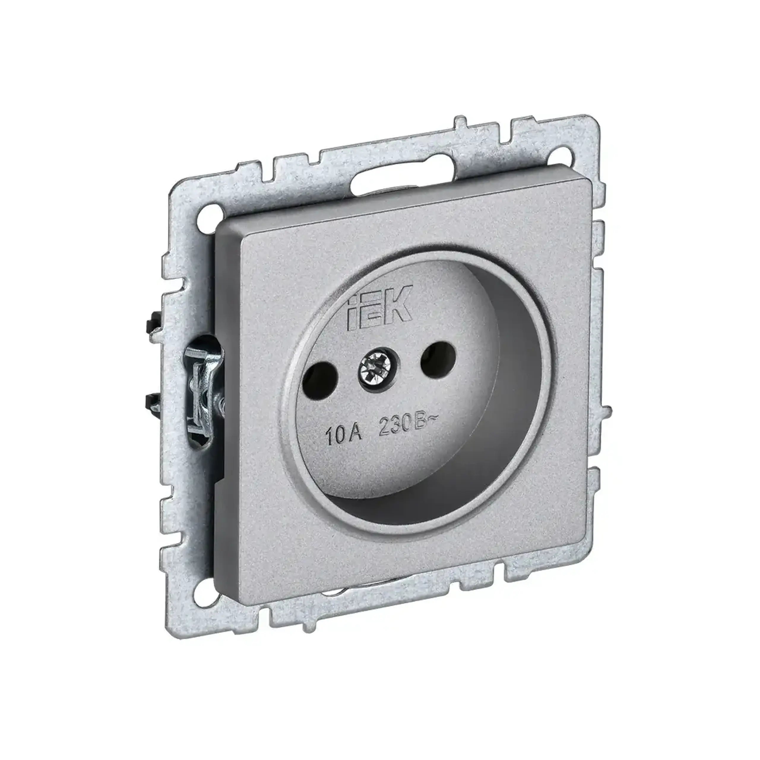 Priză BRITE 10 A 220 - 240 V Aluminiu IEK