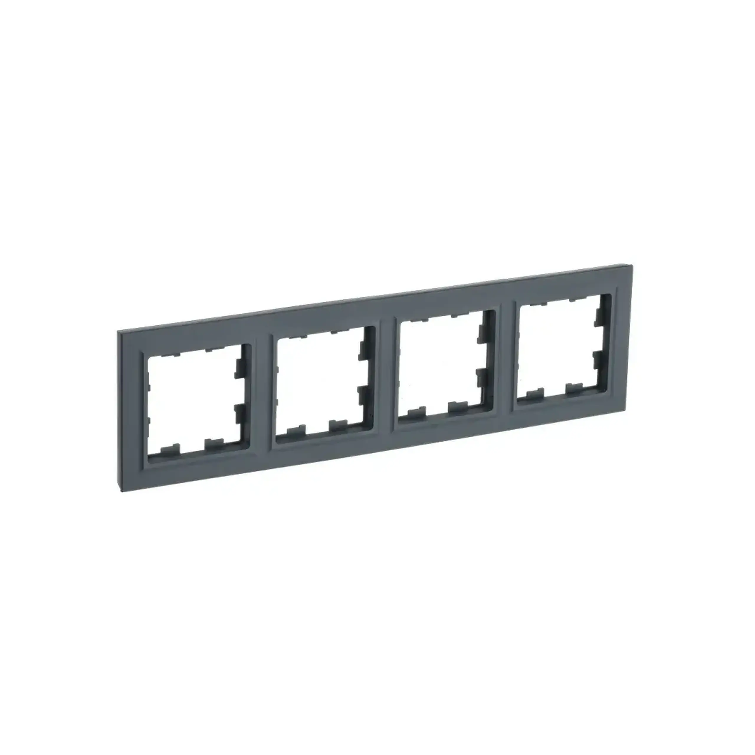 Ramă cu 4 locuri BRITE Grafit IEK - Dimensiuni (L x W x H x Ø) 298 x 84.1 x 10.9 mm