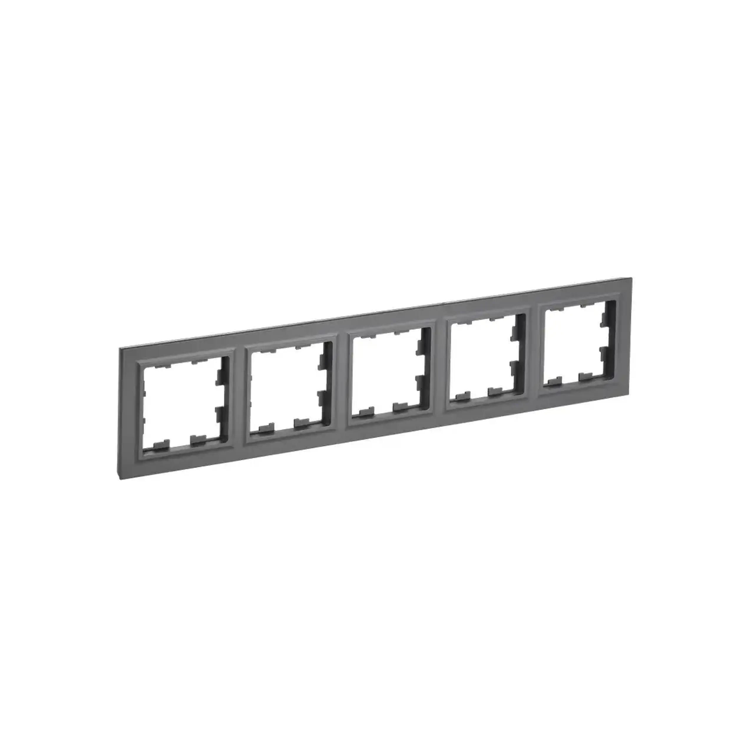 Ramă cu 4 locuri BRITE Grafit IEK - Dimensiuni (L x W x H x Ø) 368.8 x 84.1 x 10.9 mm