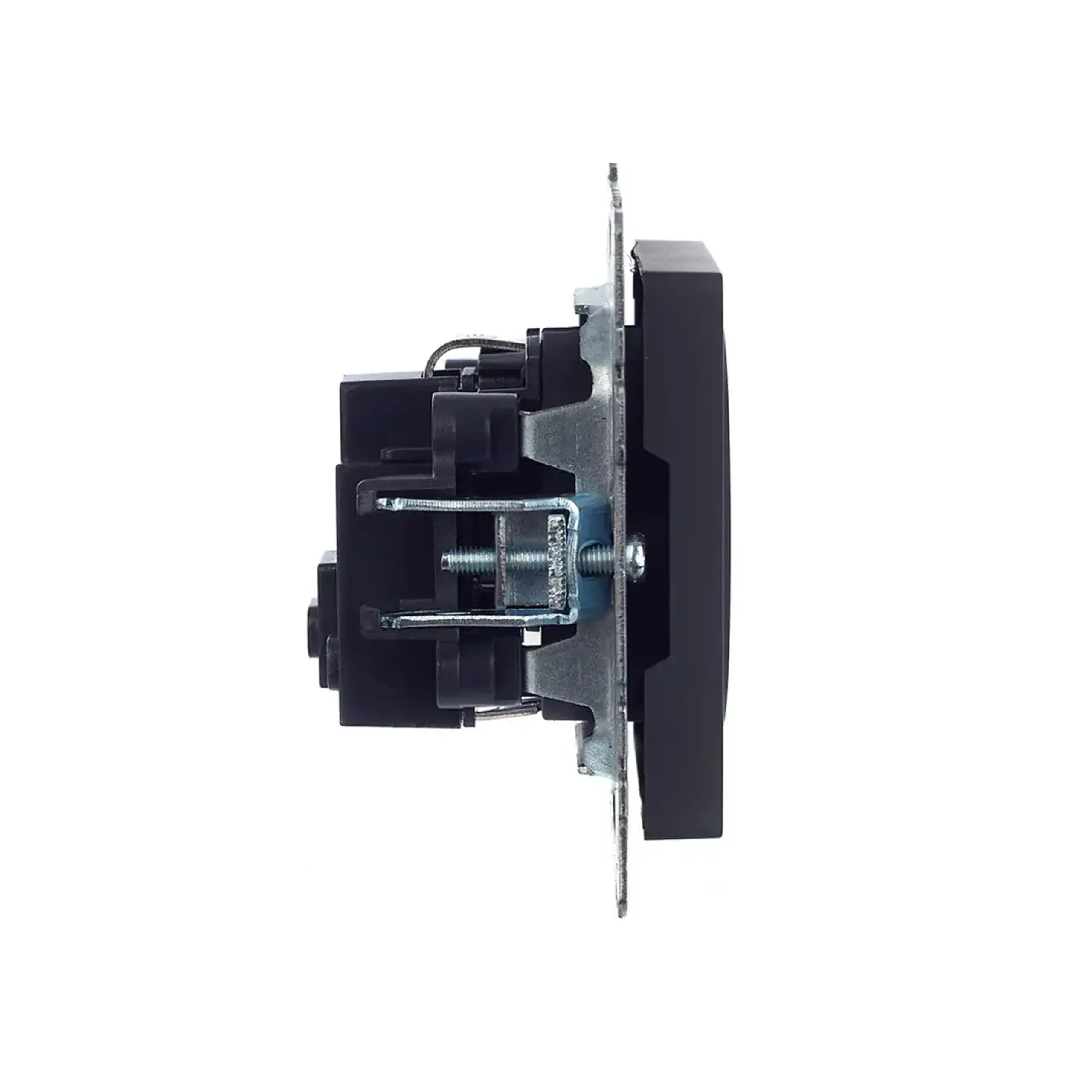Priză cu împământare și obturator BRITE 16 A 220 - 240 V Grafit IEK
