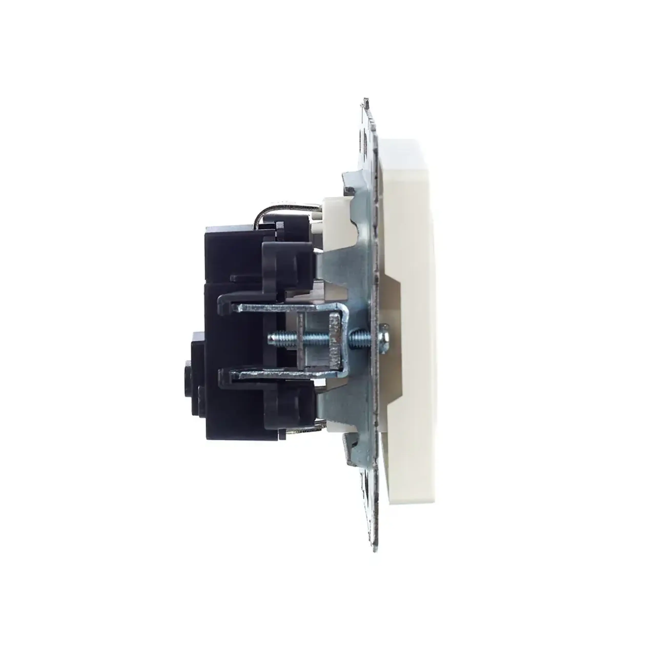 Priză cu împământare și obturator BRITE 16 A 220 - 240 V Perlă IEK