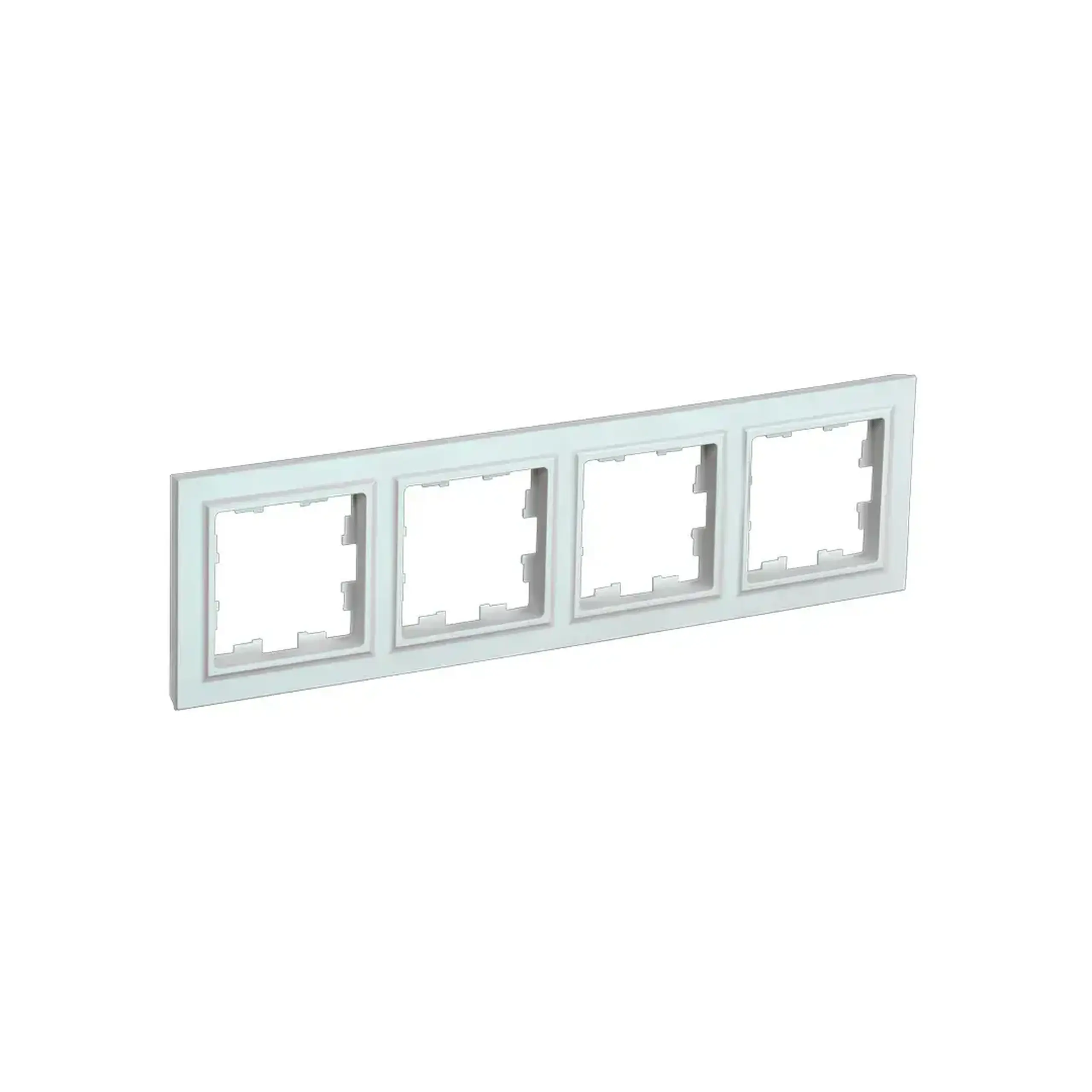 Ramă cu 4 locuri BRITE Perlă IEK - Dimensiuni (L x W x H x Ø) 298 x 84.1 x 10.9 mm