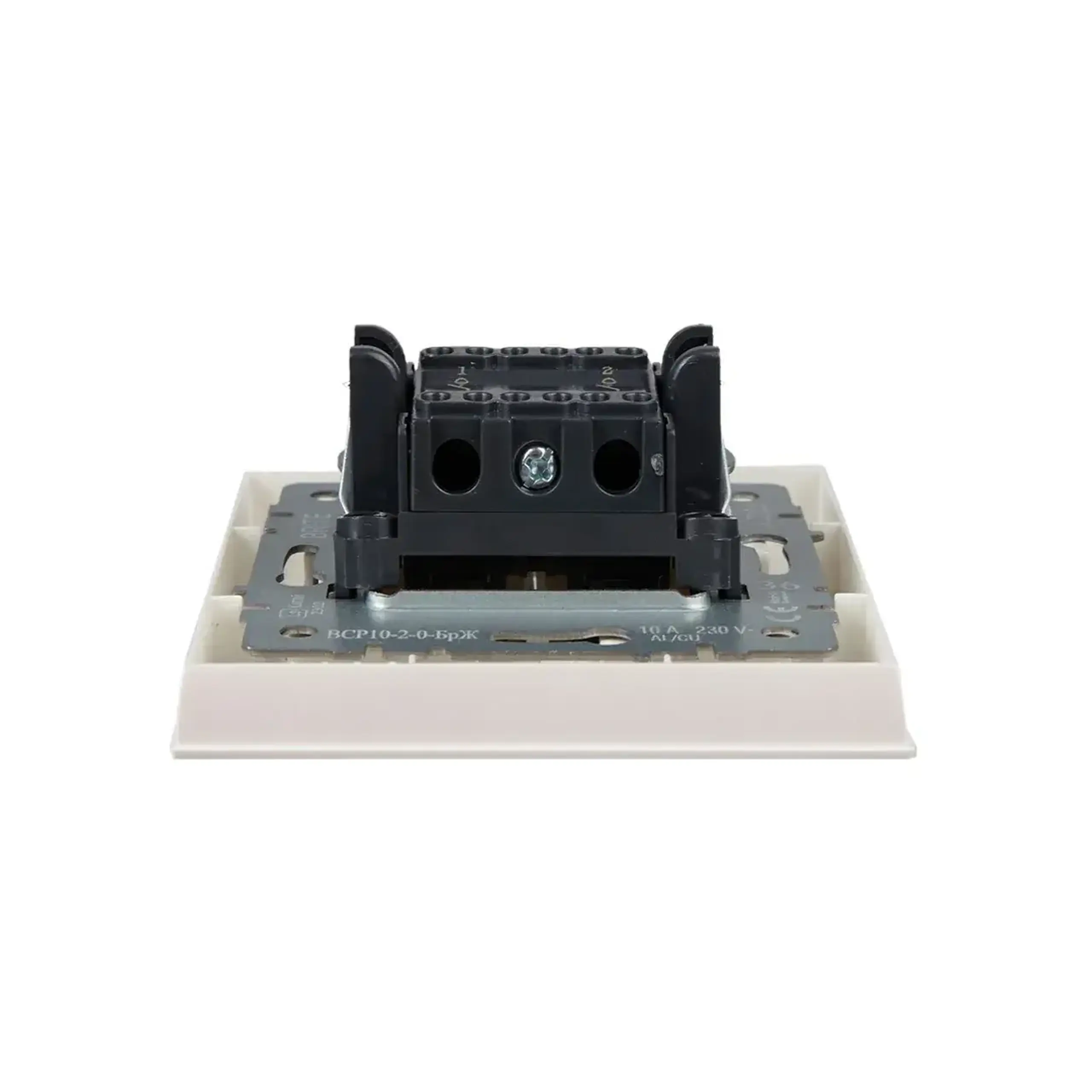 Întrerupător dublu BRITE 10 A 220 - 240 V Perlă IEK