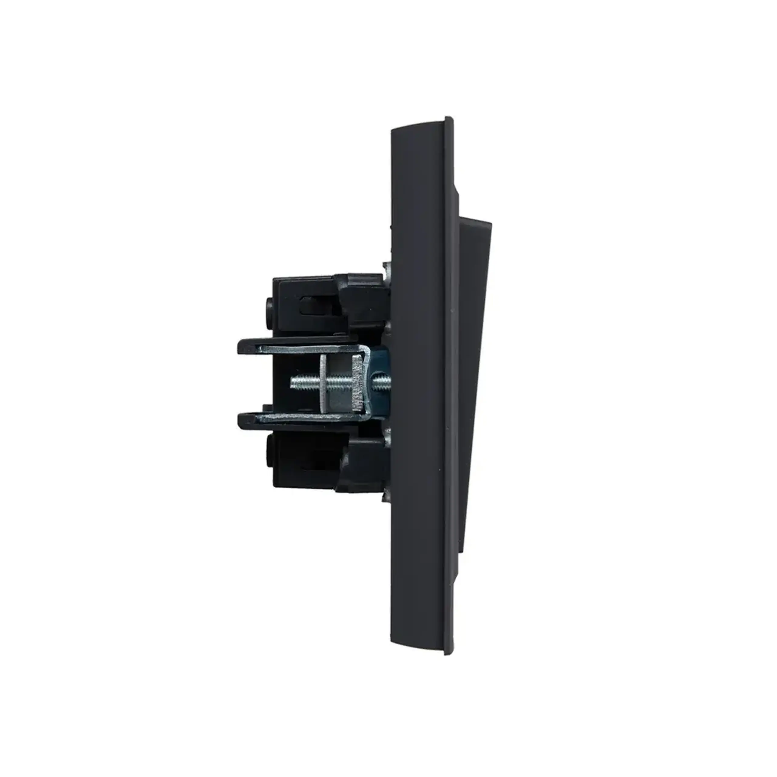 Întrerupător dublu BRITE 10 A 220 - 240 V Grafit IEK