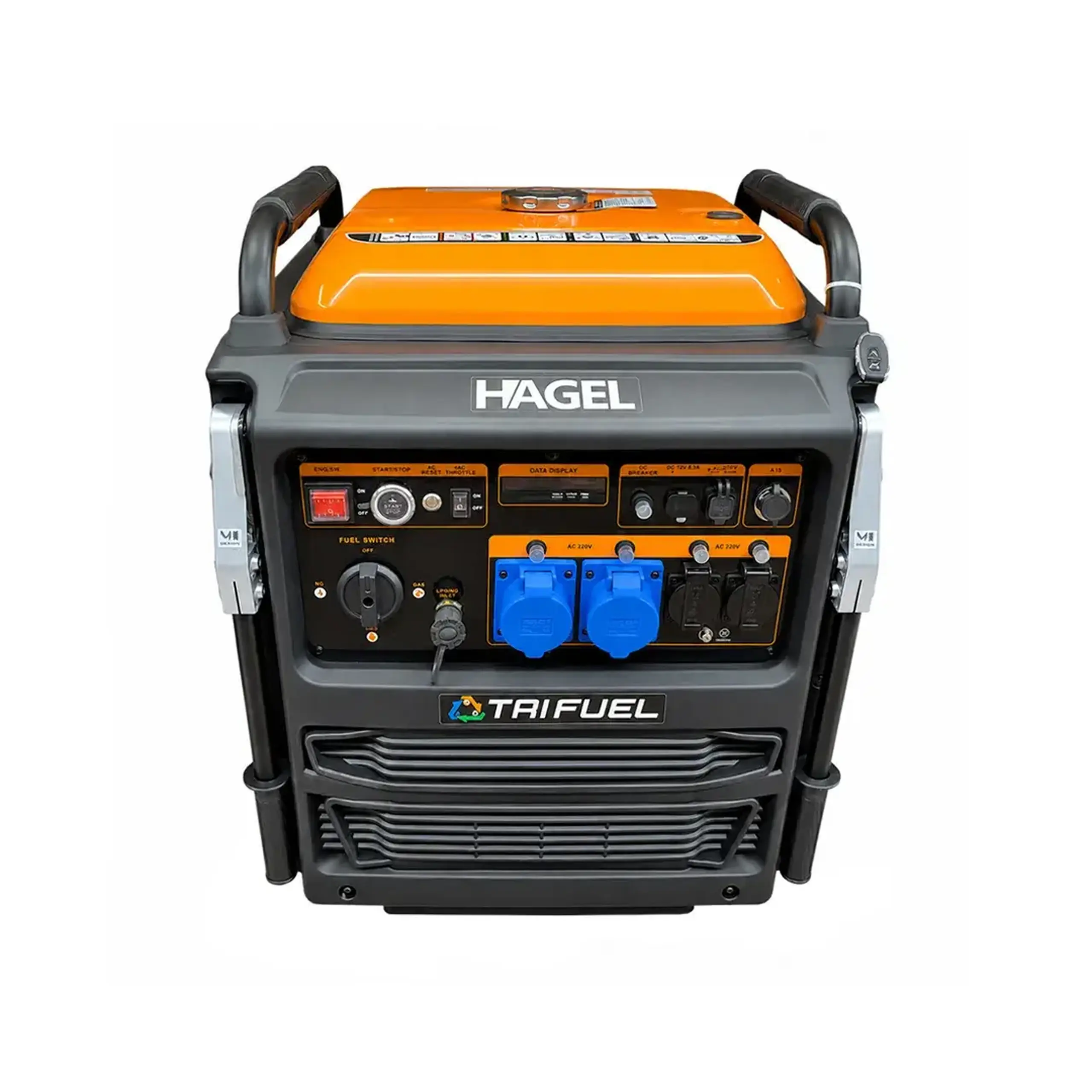 Generator TRIFUEL Benzină/Gaz/Gaz lichefiat 10 kW 220 V HAGEL