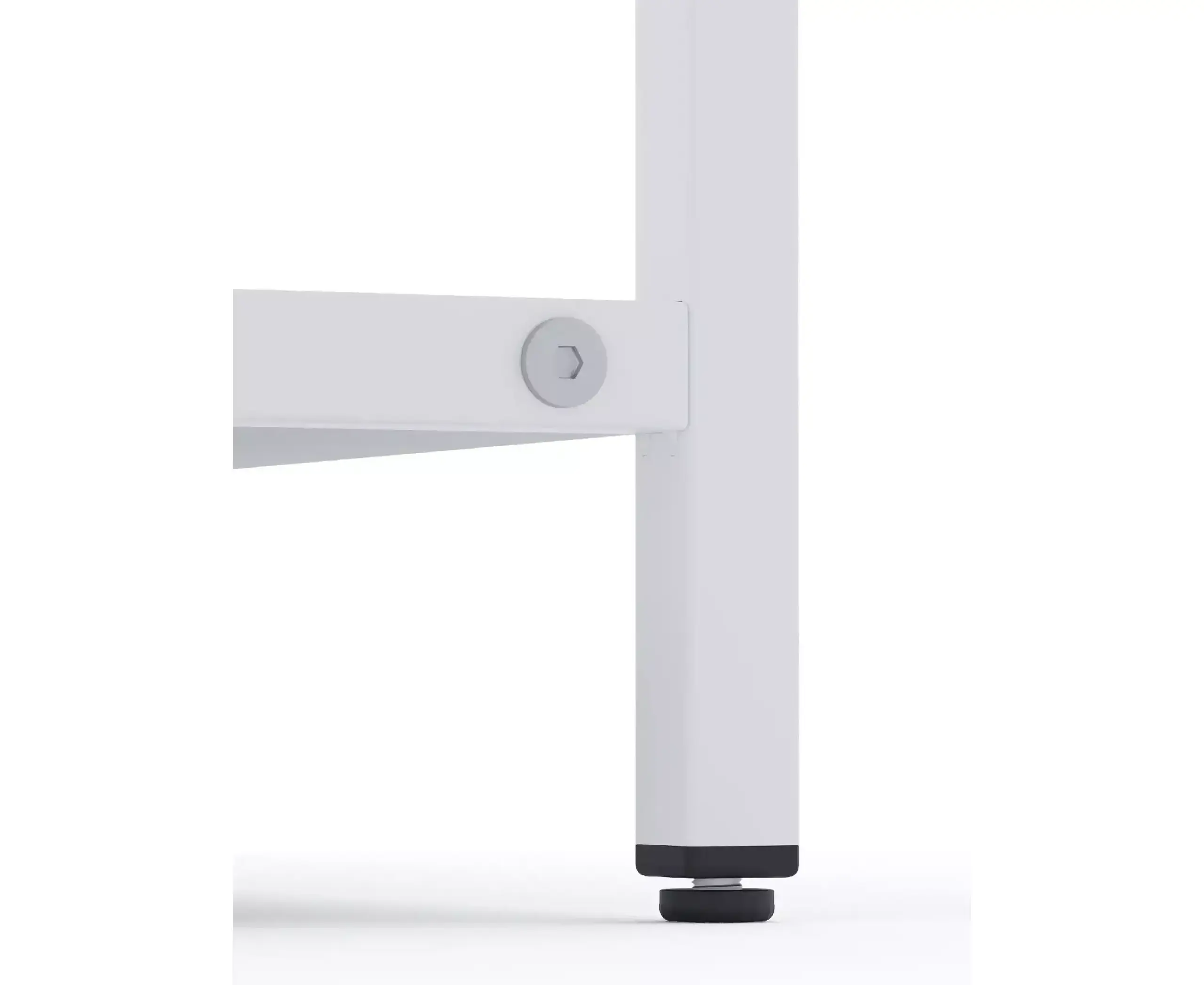 Raft metalic Nex Loft 900x800x400 mm, 3 rafturi, PAL, White/ White