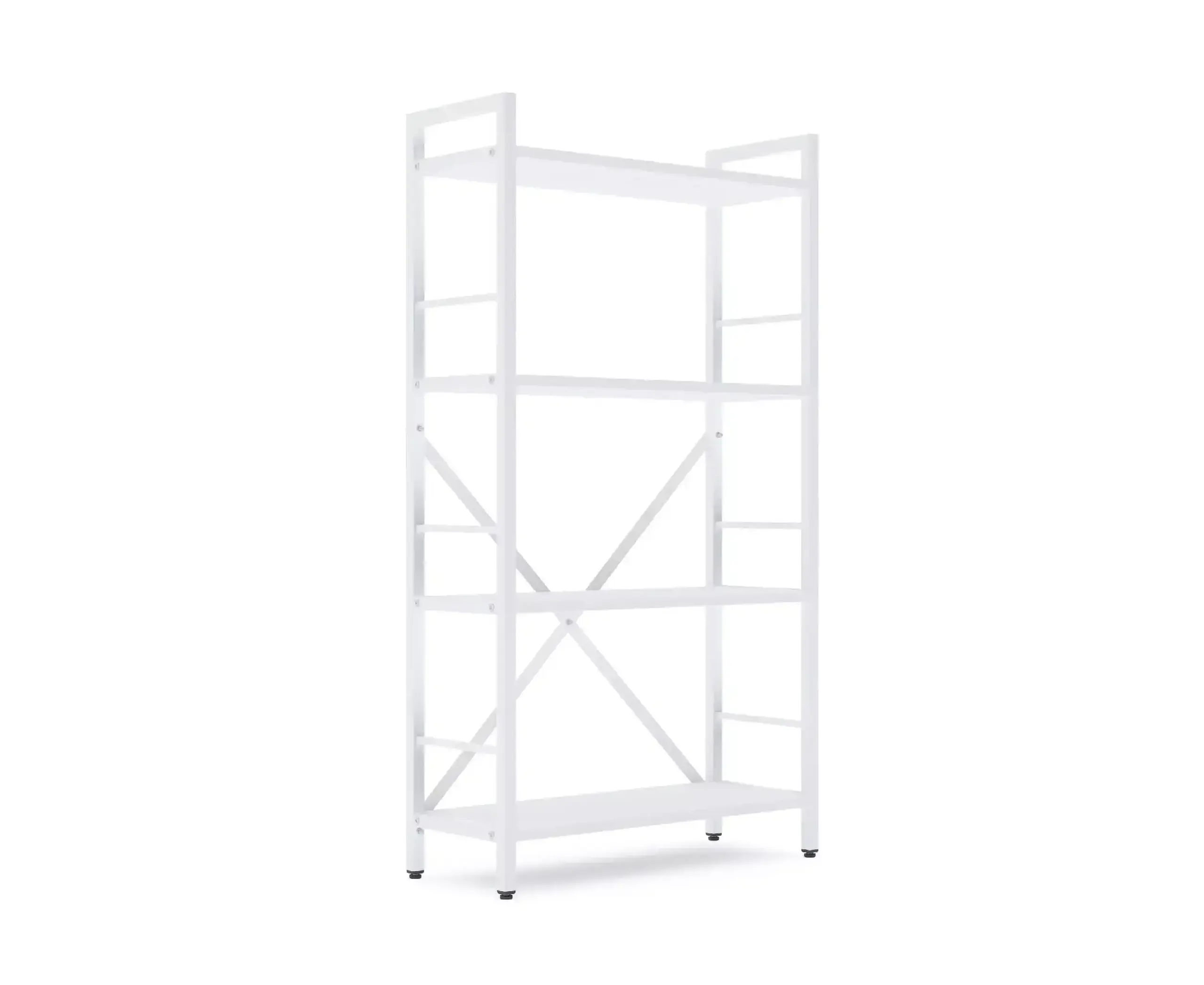 Raft metalic Nex Loft 1100x600x240 mm, 4 rafturi, PAL, White/ White snow