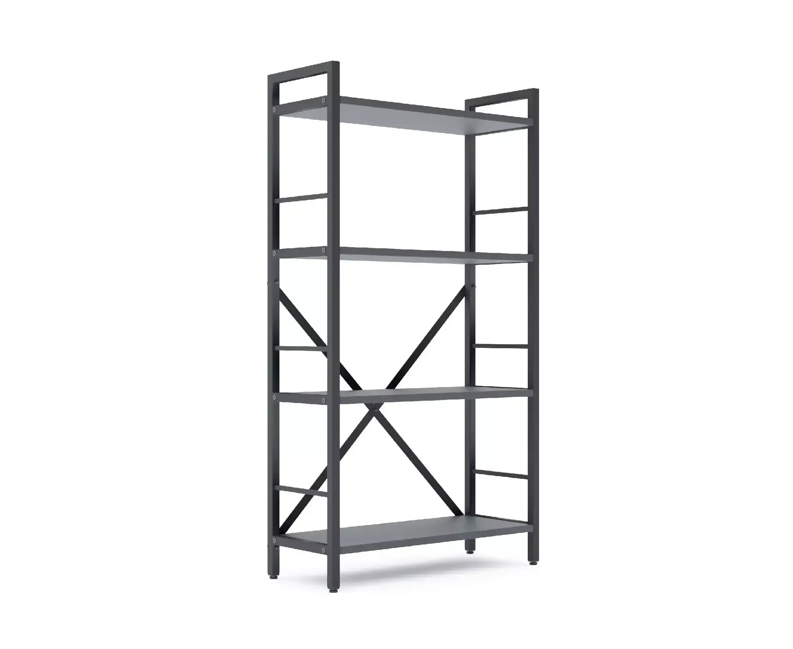 Raft metalic Nex Loft 1100x600x240 mm, 4 rafturi, PAL, Anthracite/ Anthracite