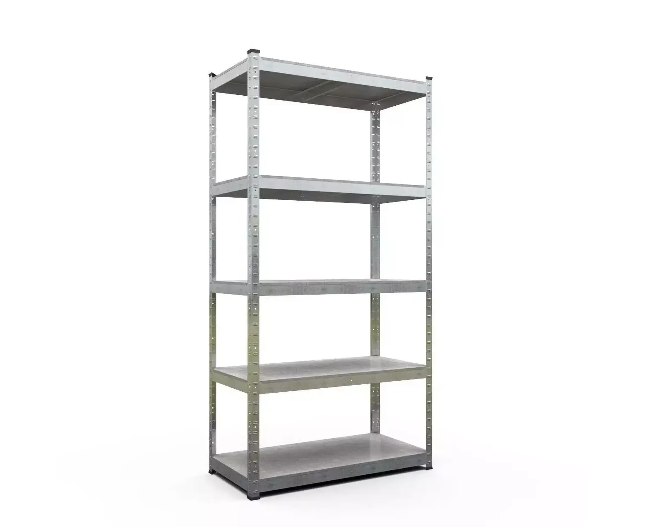 Raft metalic de depozitare Nex Budget 1800x700x300 mm, 5 rafturi metal, galvanizat