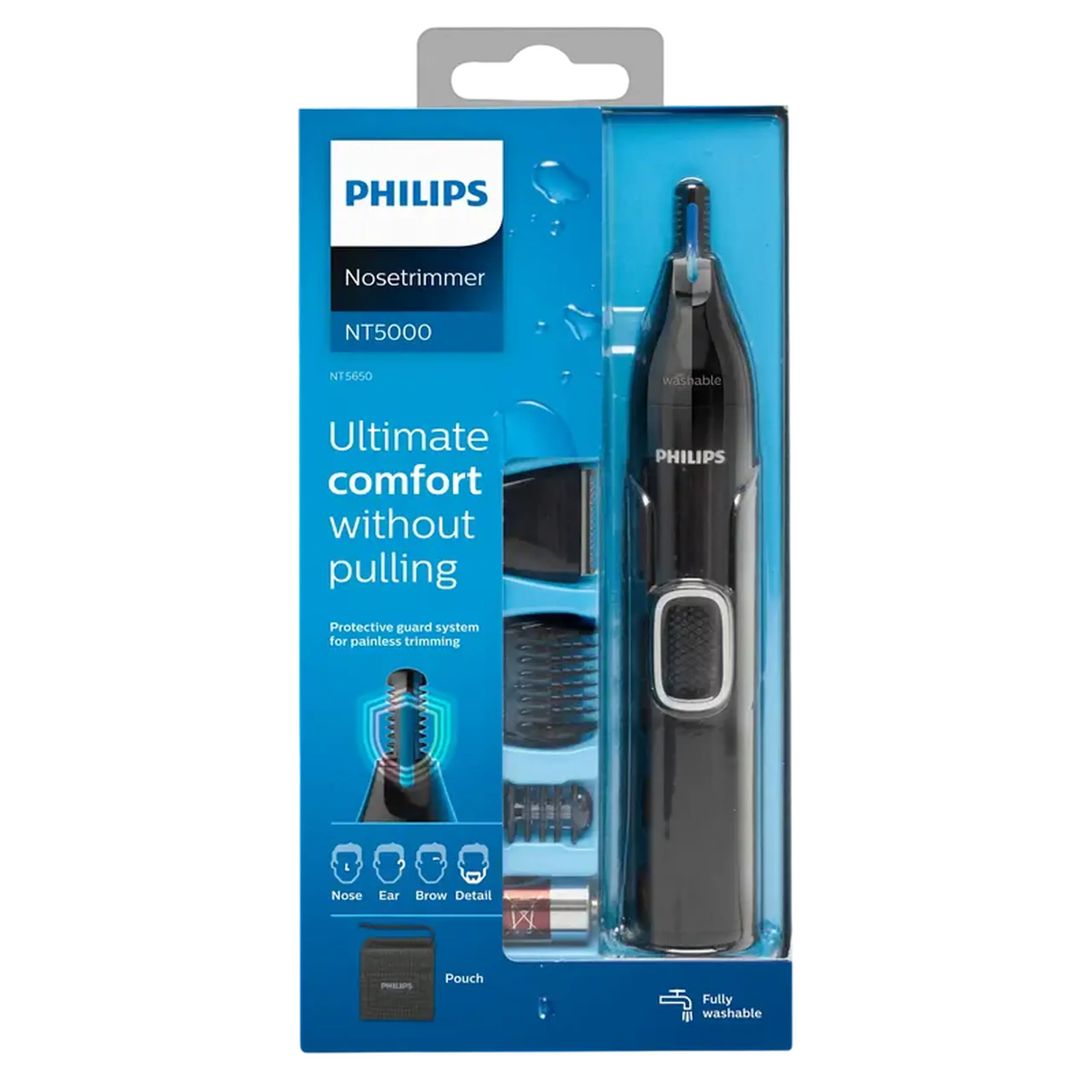 Trimmer pentru bărbați Philips NT5650/16, Negru