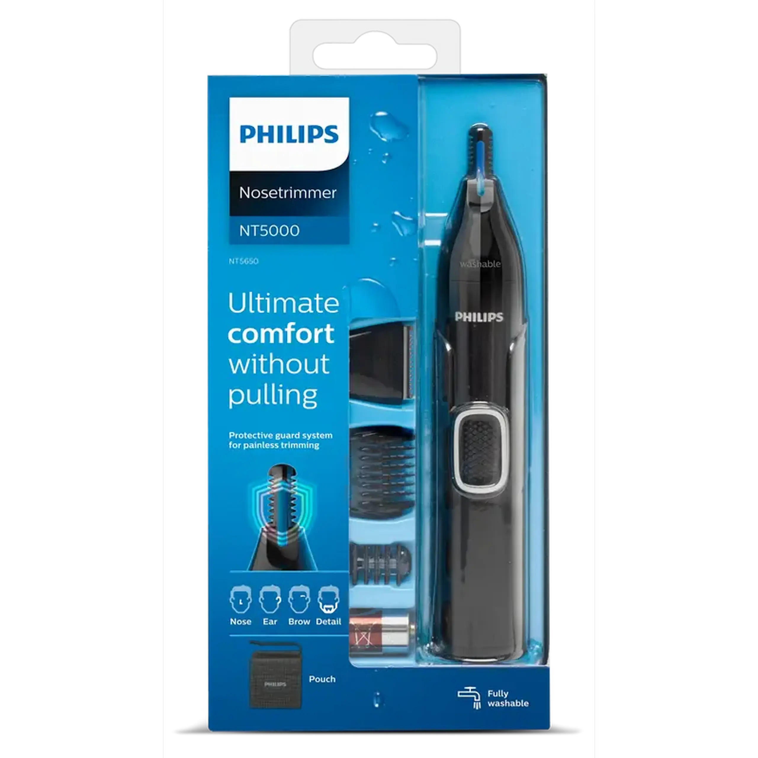 Trimmer pentru bărbați Philips NT5650/16, Negru