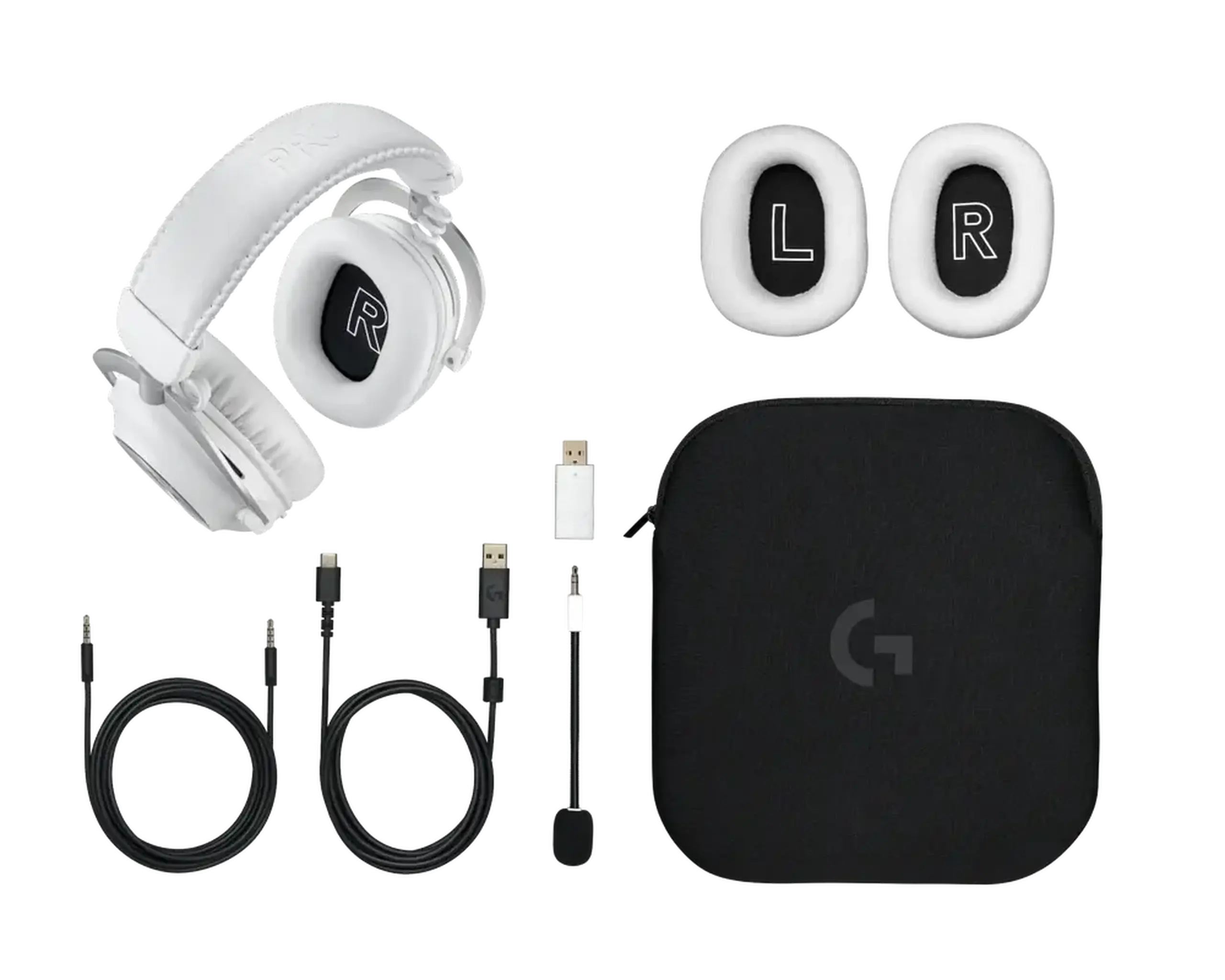 Căști gaming Logitech G Pro X 2, Fără fir, Alb