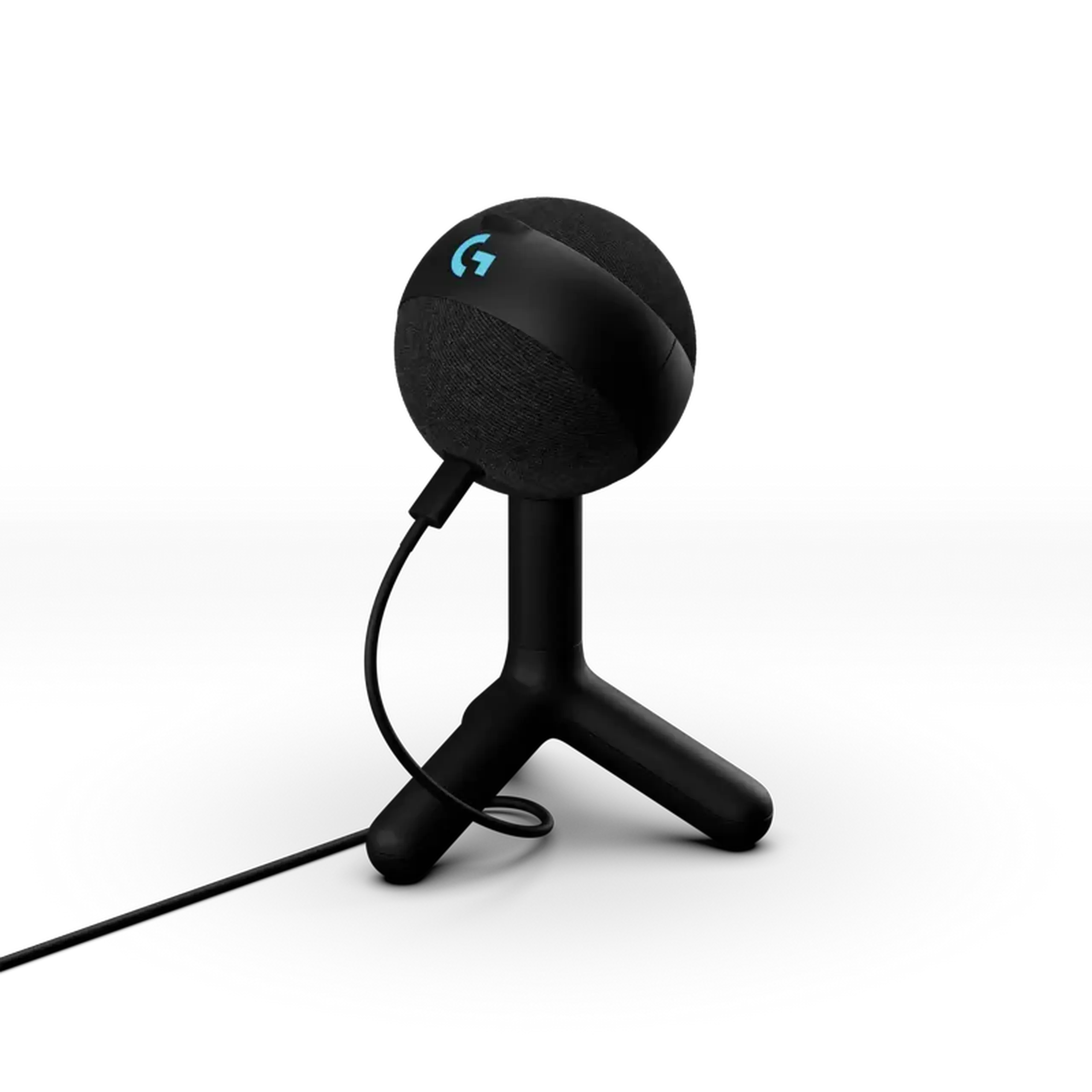 Microfon Gaming Logitech Yeti Orb RGB, USB, Negru