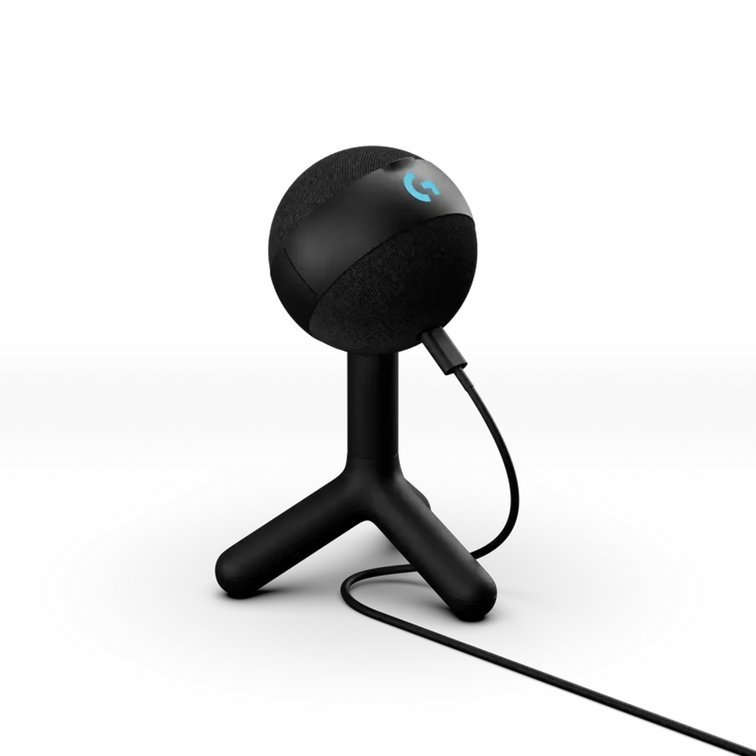 Microfon Gaming Logitech Yeti Orb RGB, USB, Negru